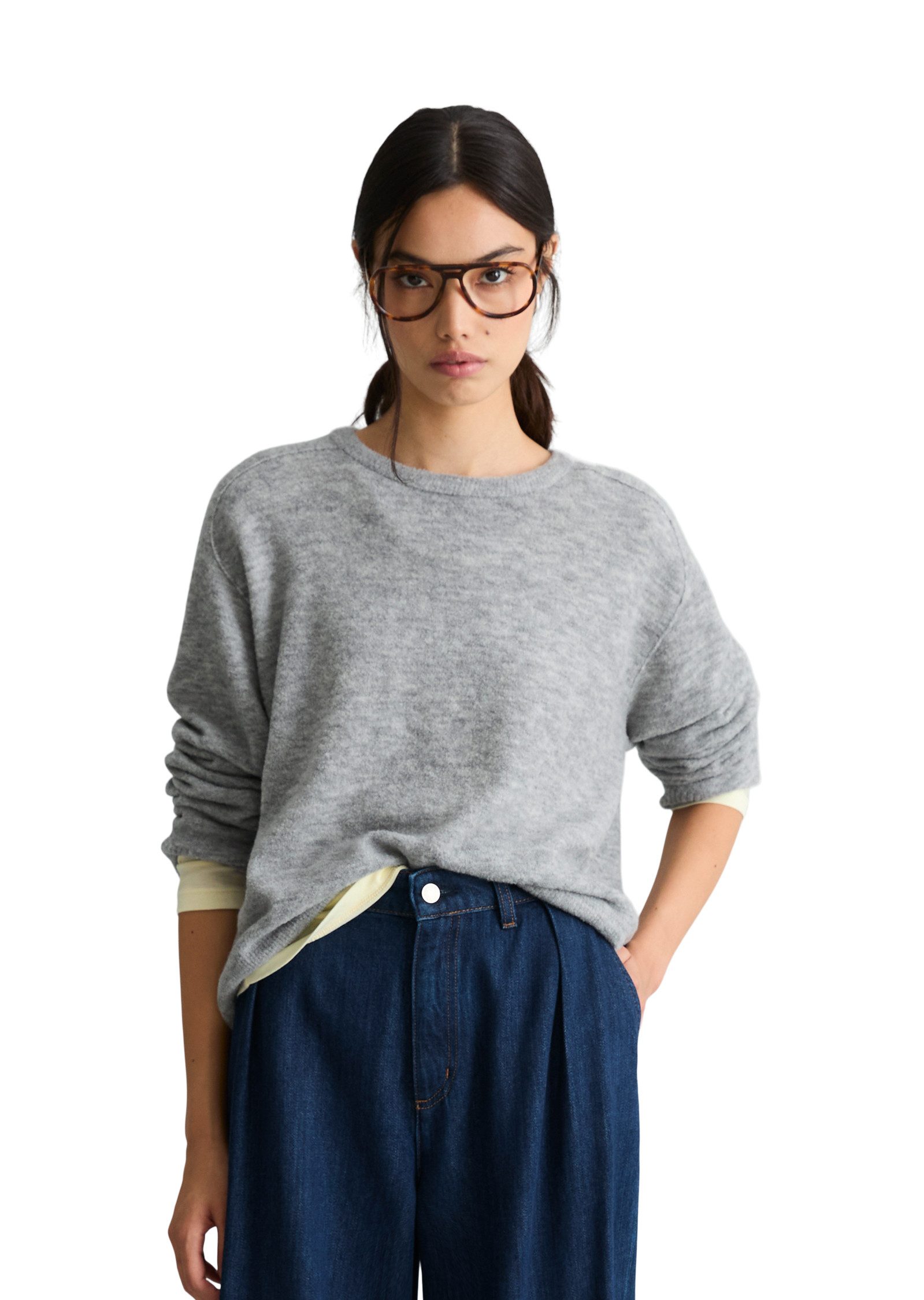 Marc O'Polo DENIM Strickpullover aus Bouclé-Garn