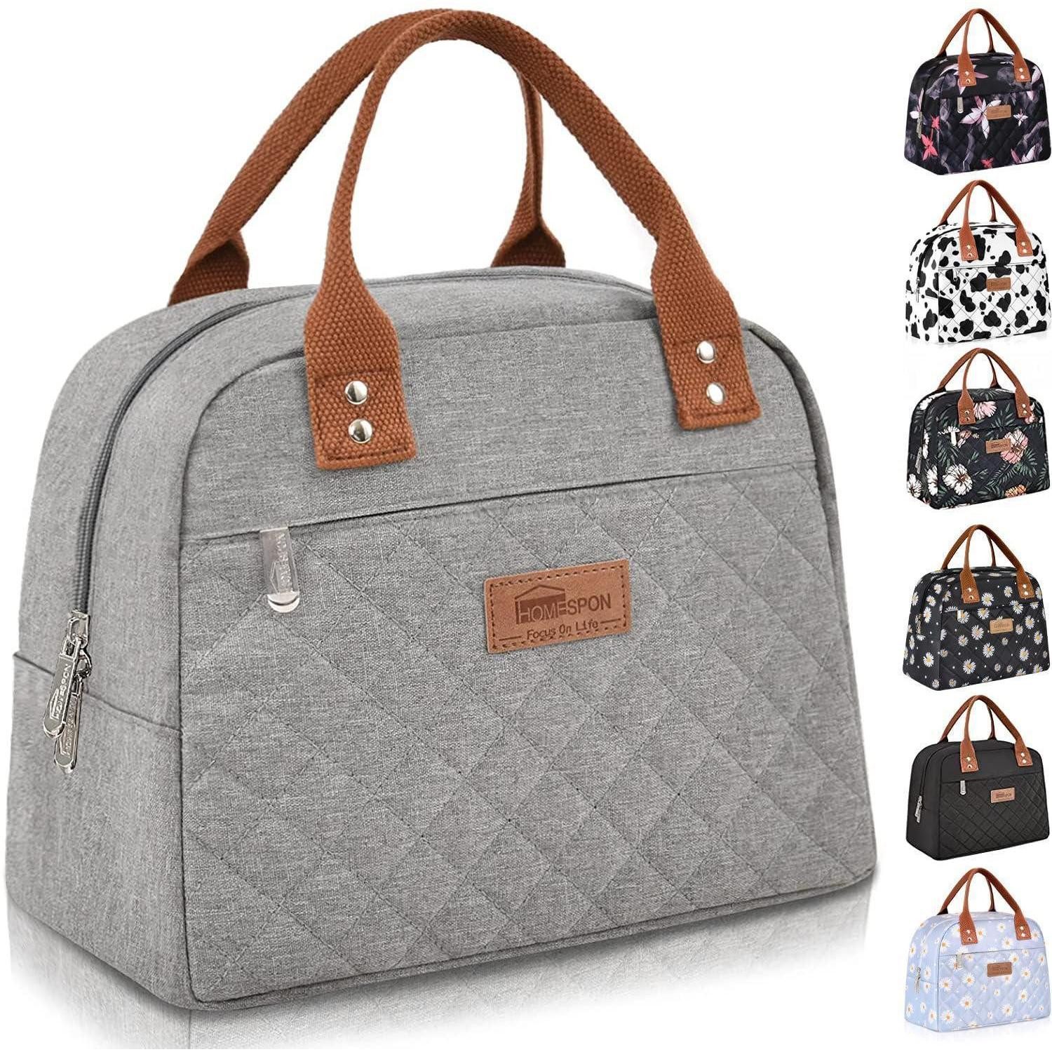 Kühltasche Lunchtasche Kühltasche Lunchbox Damen Herren Büro Picknick Grau