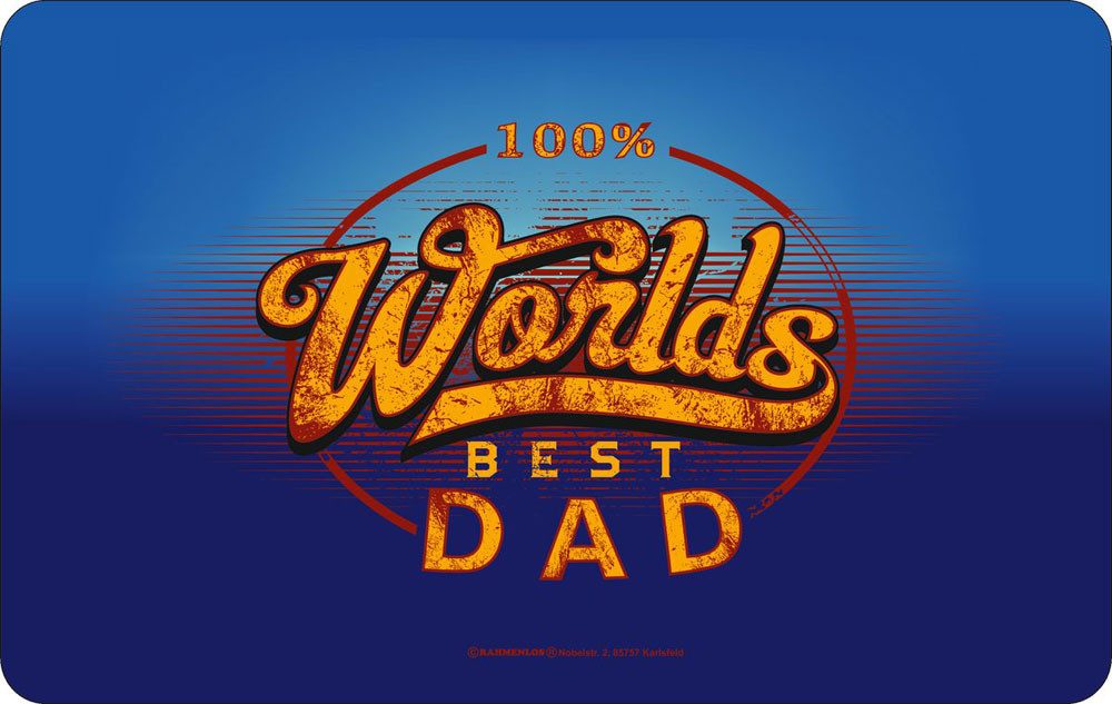 Frühstücksbrett Papa - Frühstücksbrettchen - Worlds Best Dad