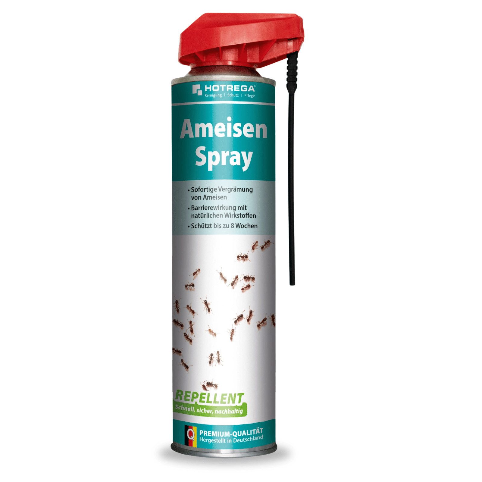 HOTREGA® Vergrämungsmittel Ameisen Spray Repellent 600 ml, für innen und außen, gebrauchsfertig, 0.6 l