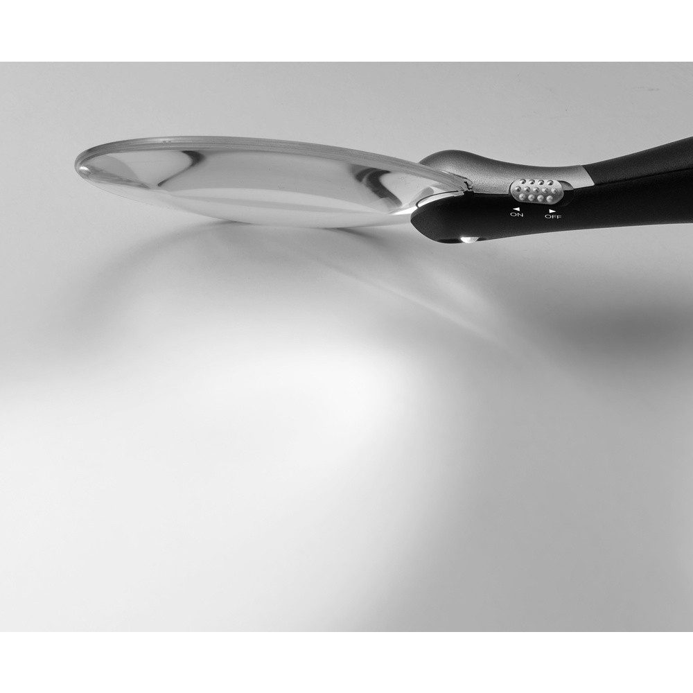 TOOLCRAFT Handlupe TOOLCRAFT TO-8997036 Handlupe mit LED-Beleuchtung Vergrößerungsfaktor