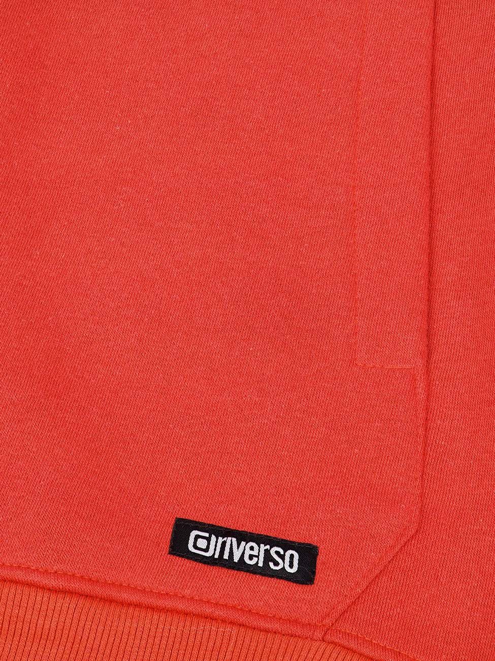 riverso Kapuzensweatjacke Herren Sweatjacke RIVMilo Regular Fit Hoodie mit Kängurutasche – Bild 5 von 5