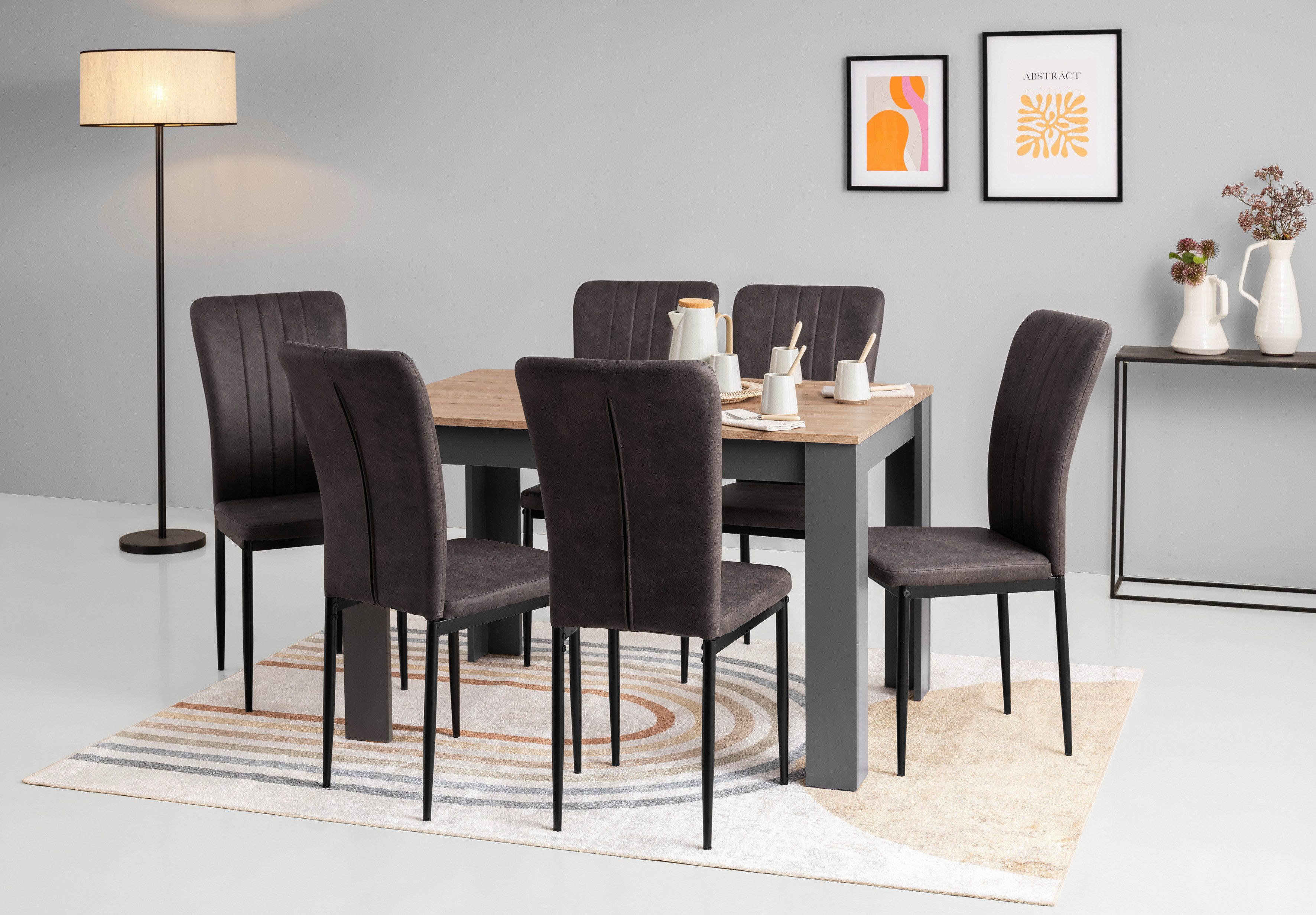 Home affaire 4-Fußstuhl Bergamo (Set, 4 günstig online kaufen