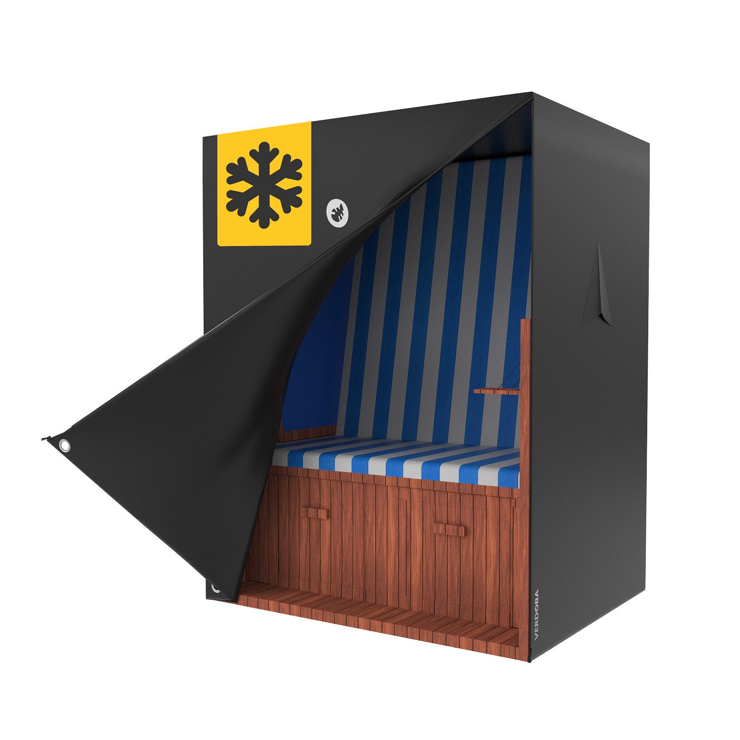 VERDOBA Strandkorb-Schutzhülle Strandkorb Schutzhülle wasserdicht 600D Oxfo günstig online kaufen