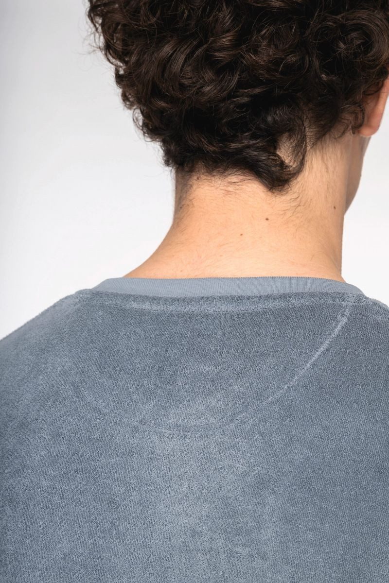 Native Spirit Rundhalsshirt Umweltfreundliches T-Shirt aus Frottee für Herren