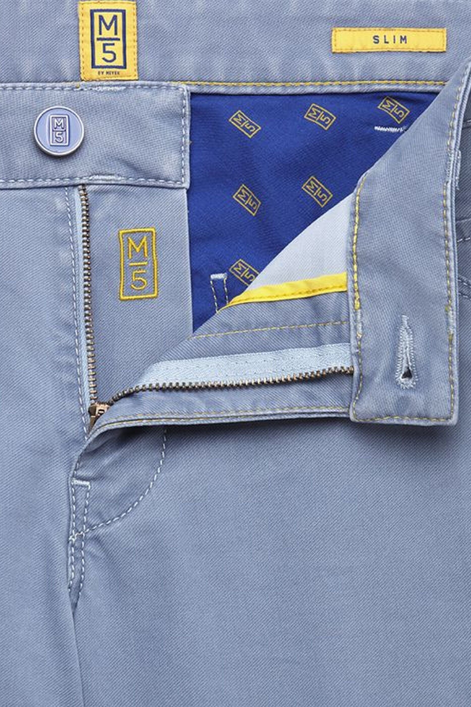 blau aus 'M5' MEYER Slim-fit-Jeans Produktion europäischer