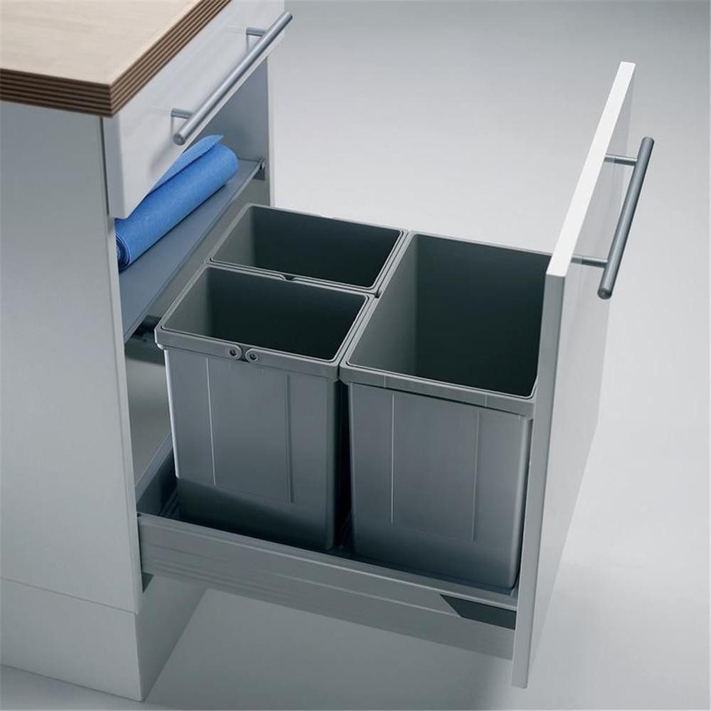 WESCO Mülleimer 833502-85 Pullboy Vario 50