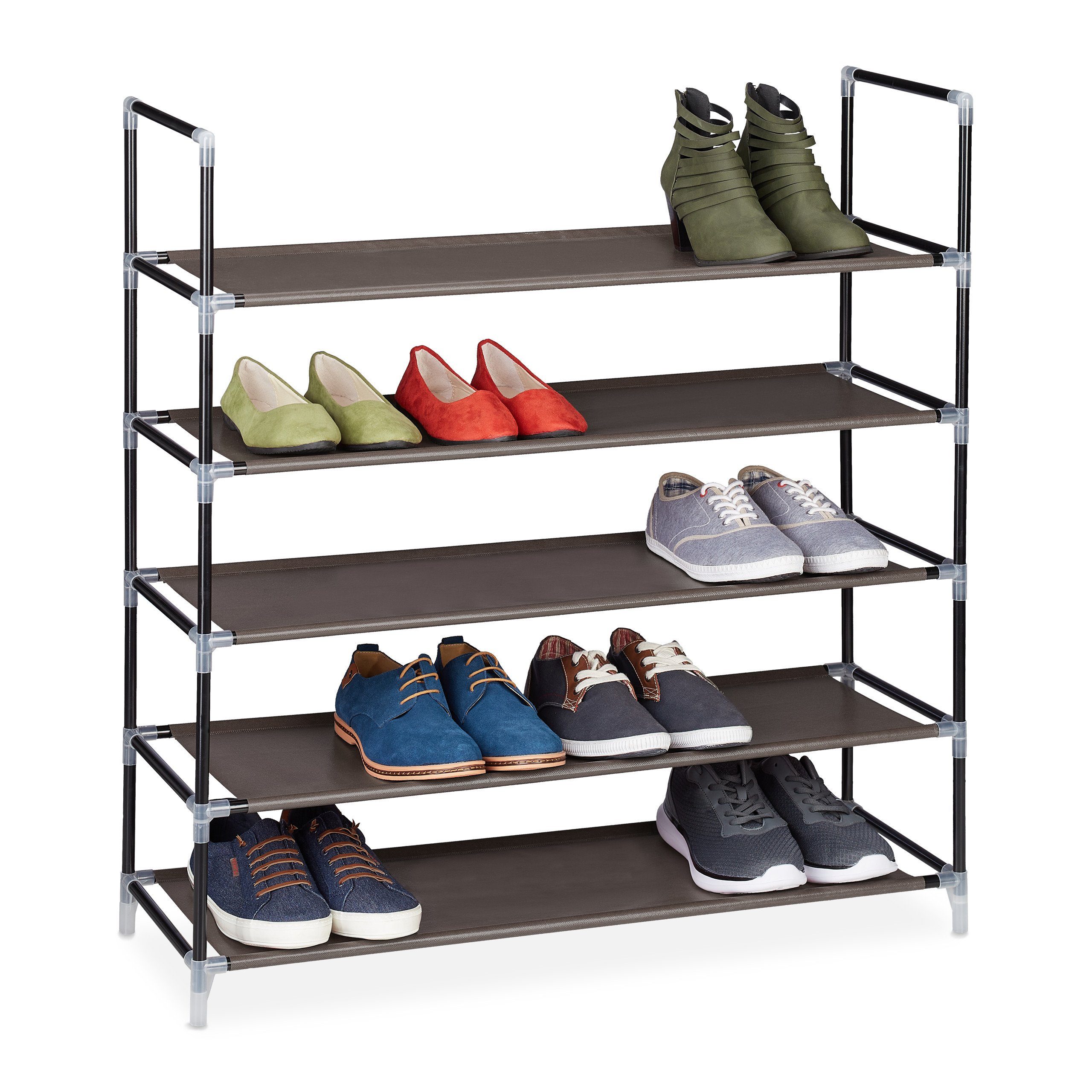 relaxdays Schuhregal »Schuhregal für 20 Paar Schuhe«, Braun online