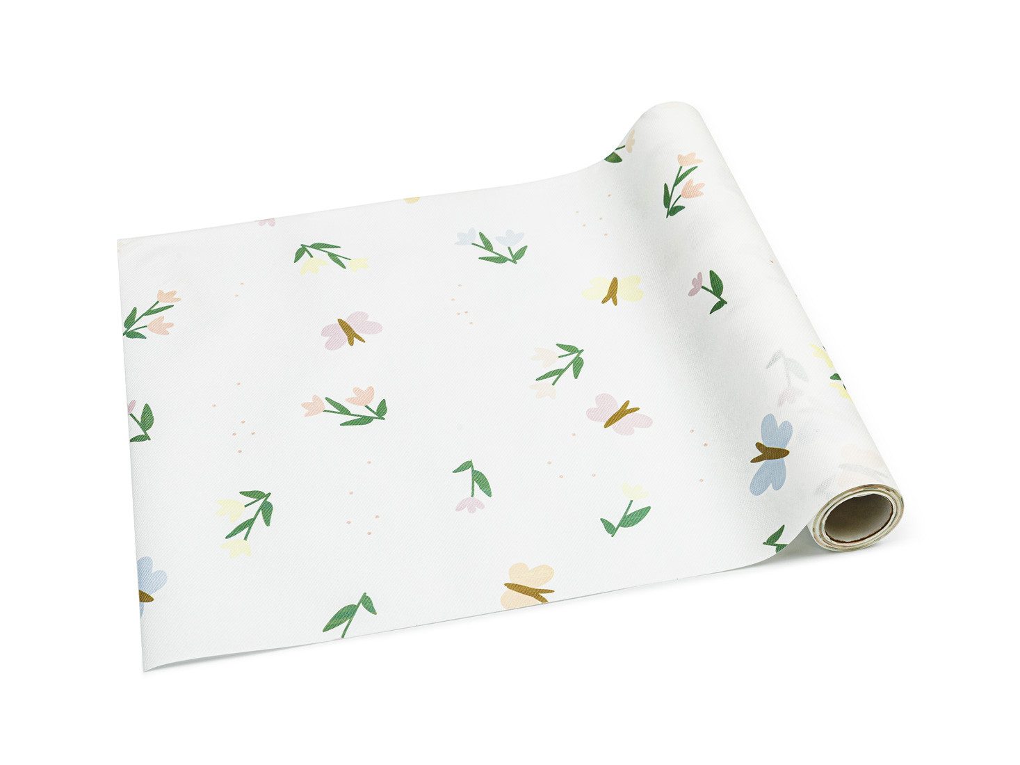 texpot Tischdecke Tischband Blumen und Schmetterlinge aus Vlies Dekoläufer (1-tlg)