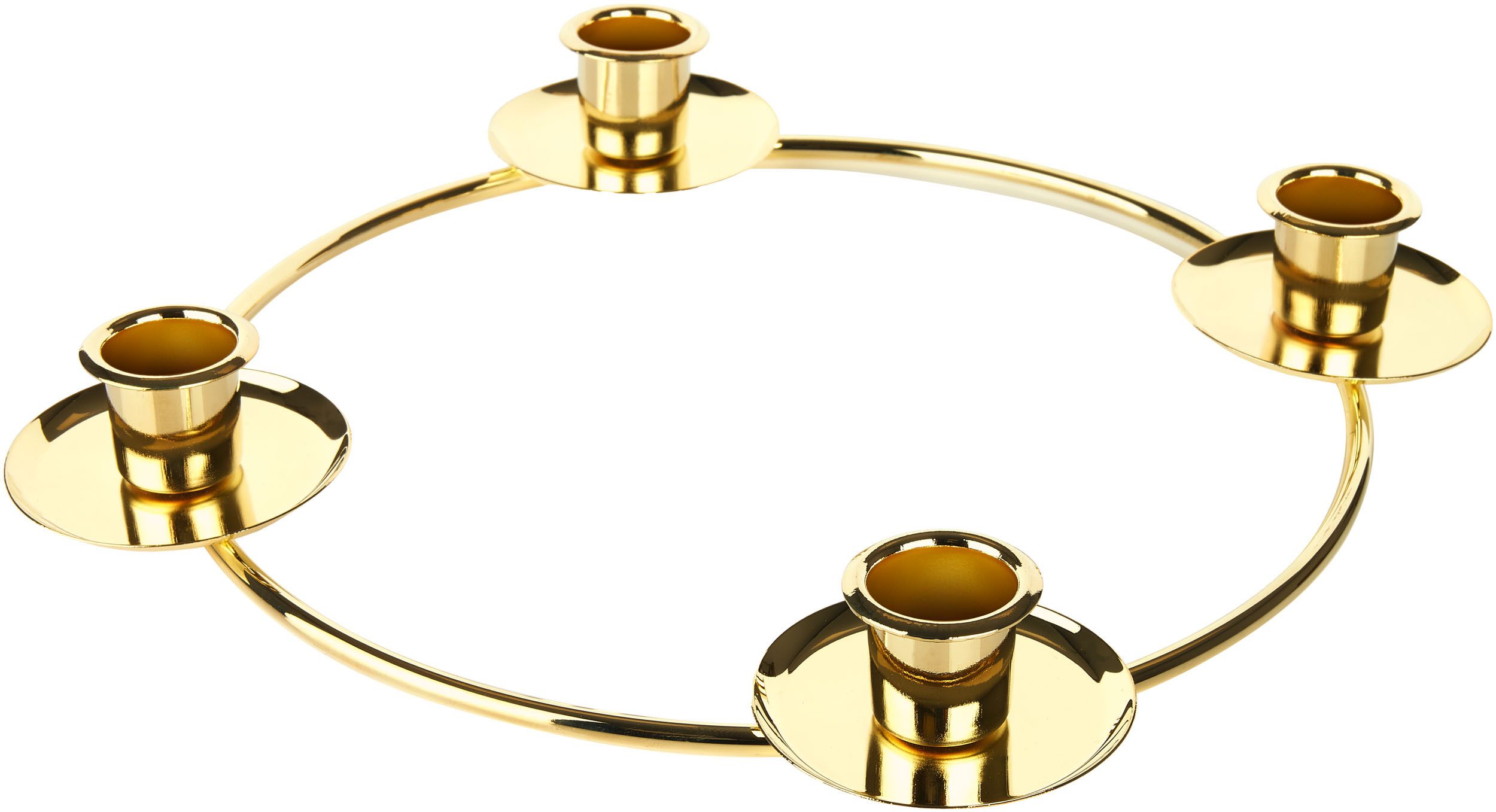BRUBAKER Adventskranz Kerzenhalter für 4 Kerzen - 22 cm Adventsring für Sta günstig online kaufen