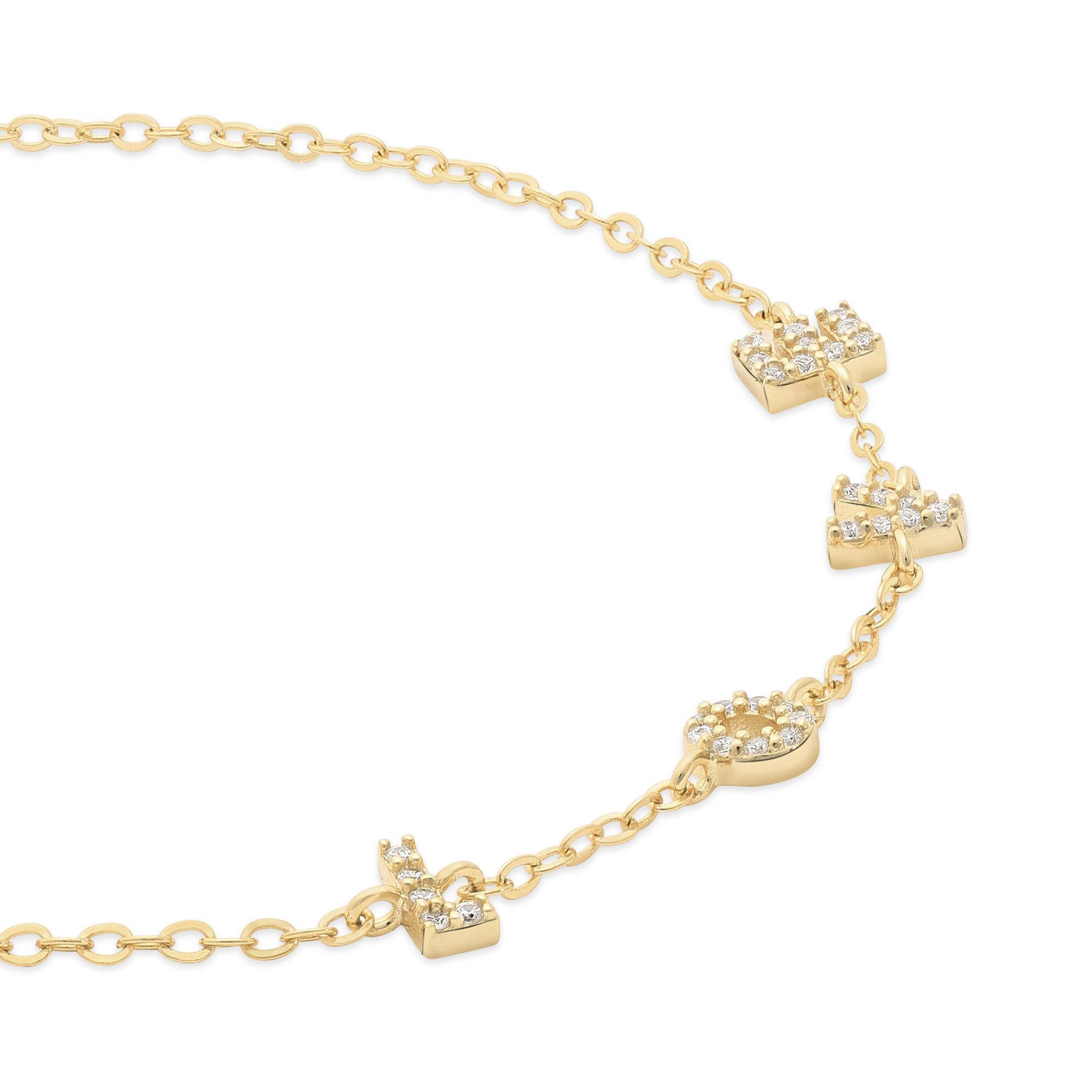 Tamaris Silberarmband Schmuck Geschenk Silber 925 Armkette Love Letters, mi günstig online kaufen