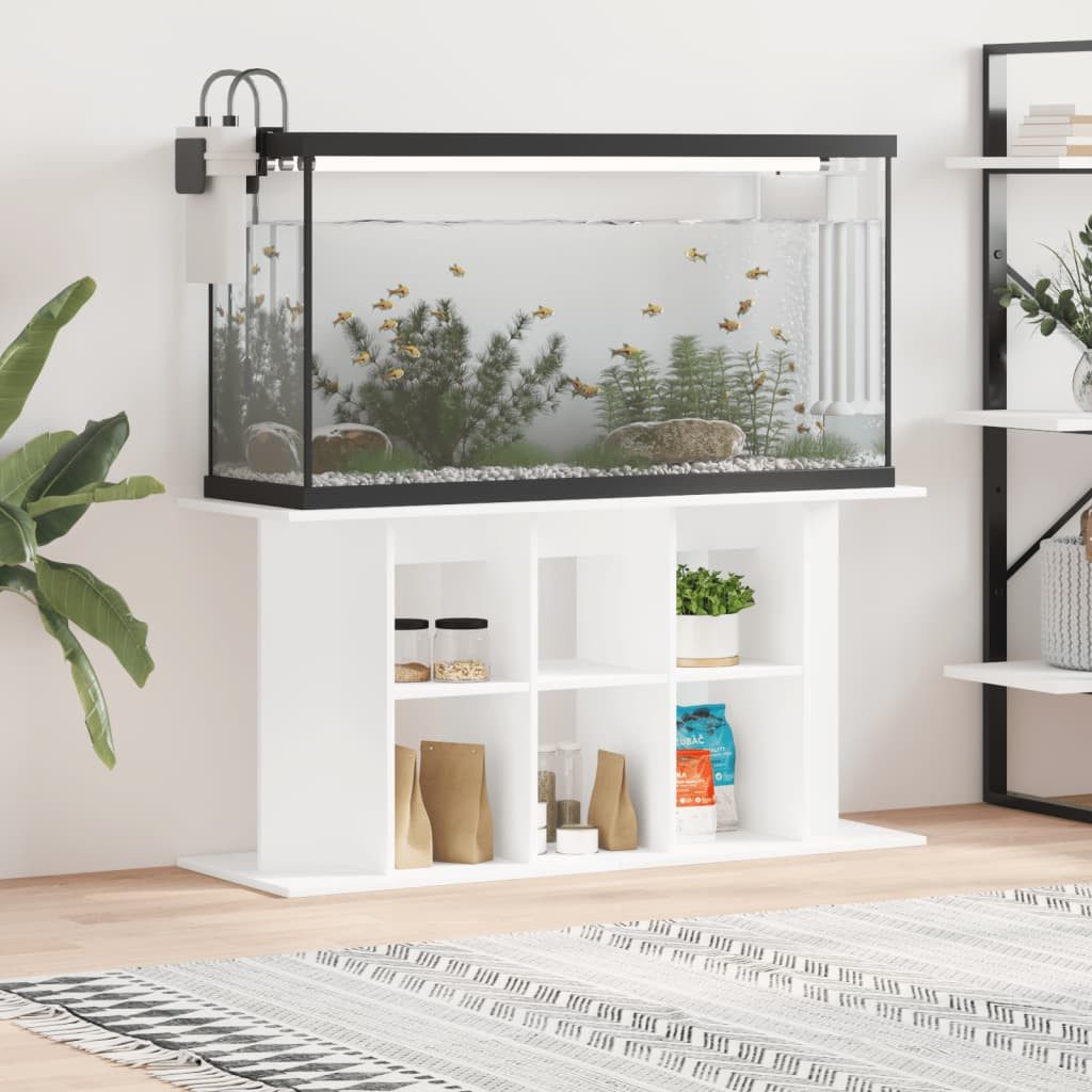 vidaXL Aquariumunterschrank Aquariumständer Weiß 120x40x60 cm Spanplatte Aq günstig online kaufen