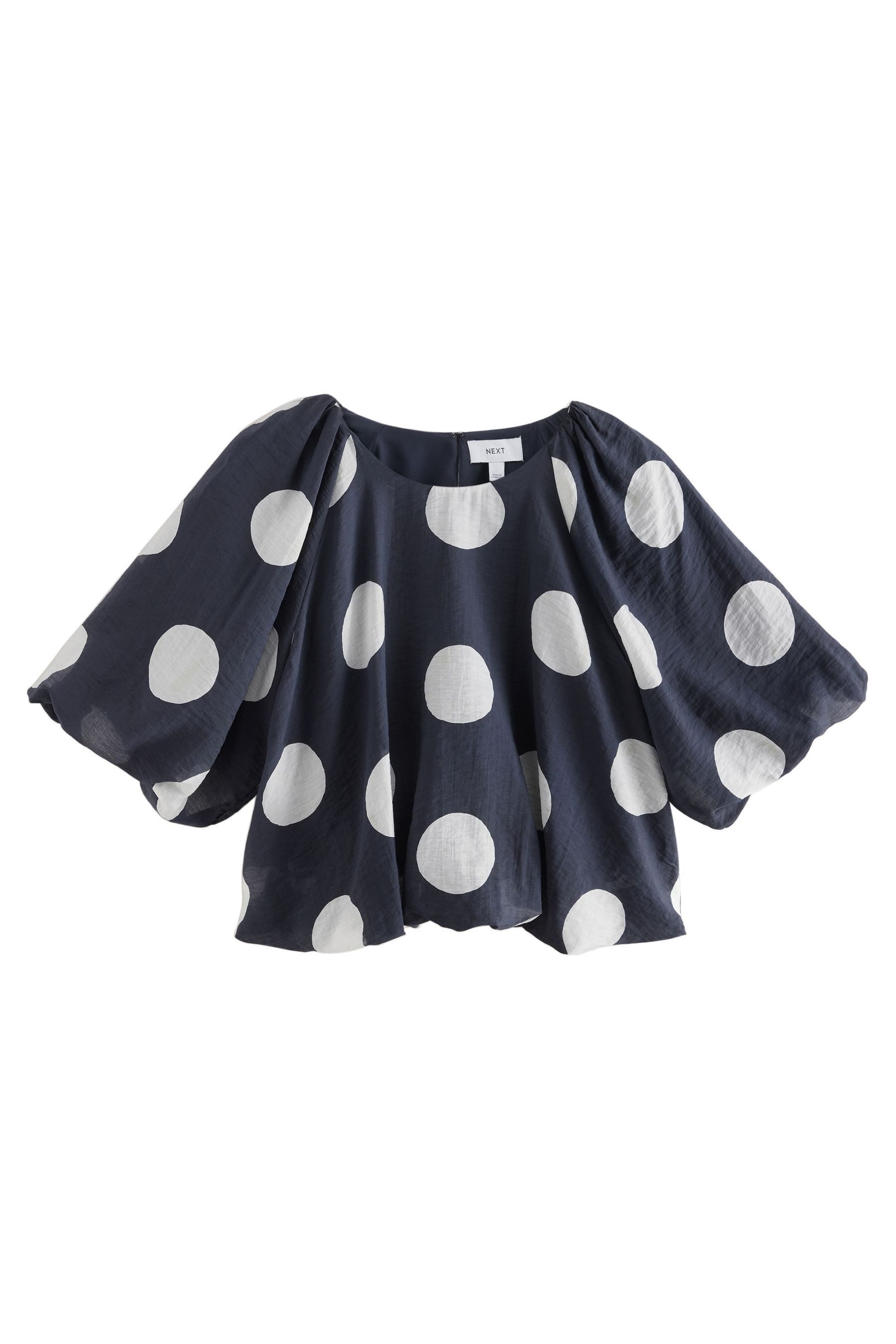 Next Shirtbluse Leichtes Oberteil mit Puffärmeln günstig online kaufen