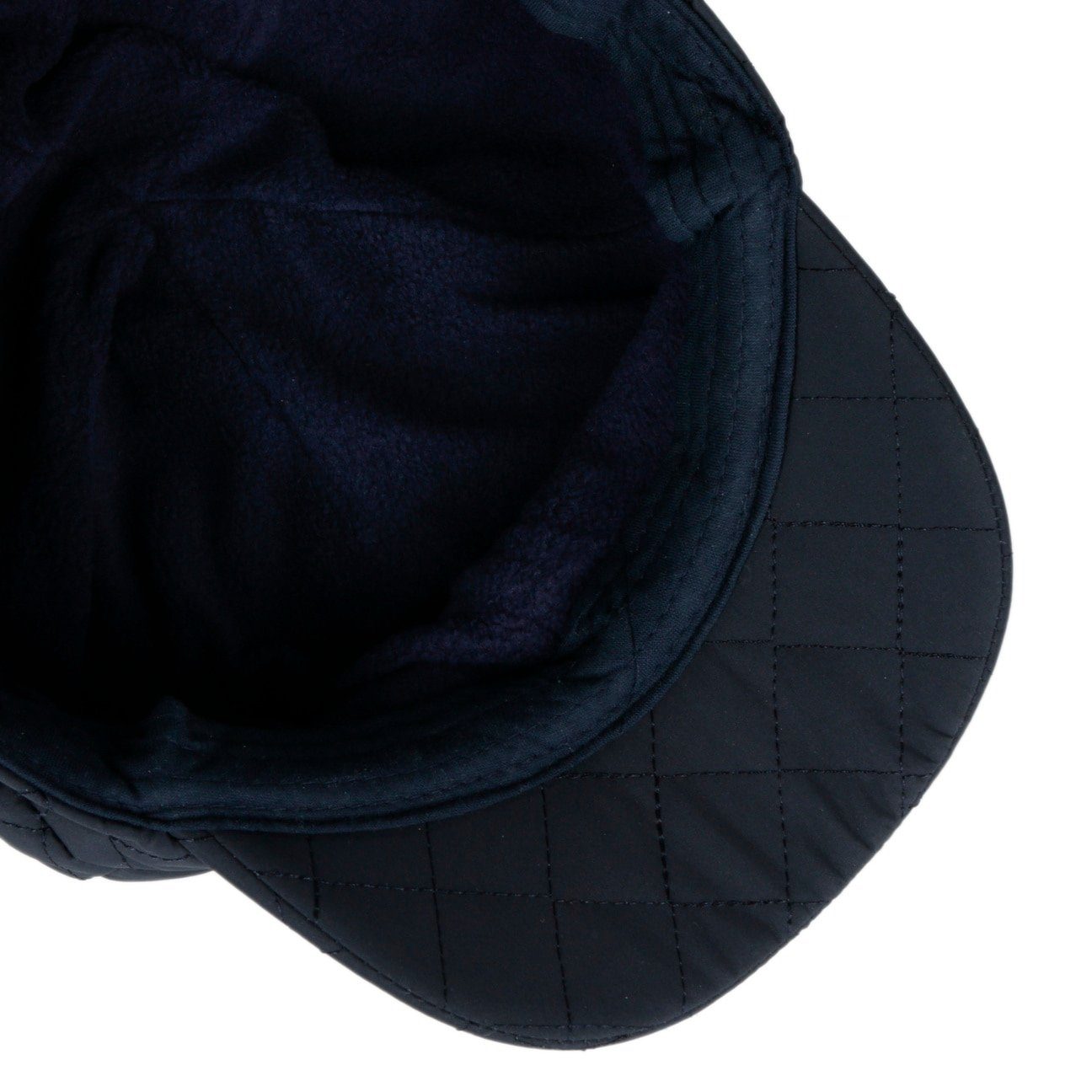 Lipodo Ballonmütze (1-St) Schirm mit Damencap dunkelblau