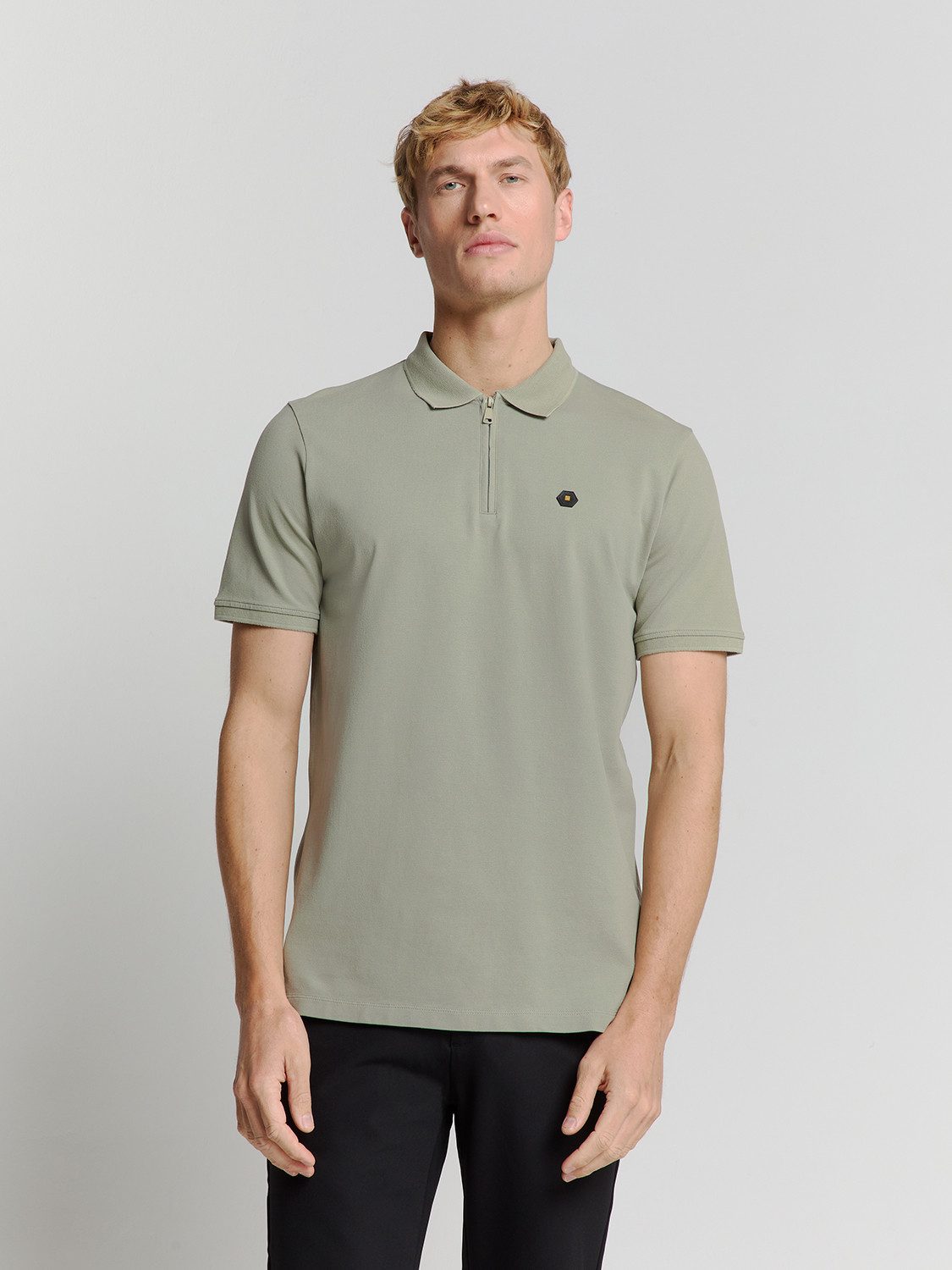 NO EXCESS T-Shirt No Excess Piqué Poloshirt