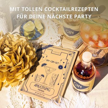 Amari Geschenkbox AMARI® DIY Gin Set - zum Selber machen, Geschenkset inkl. Botanicals