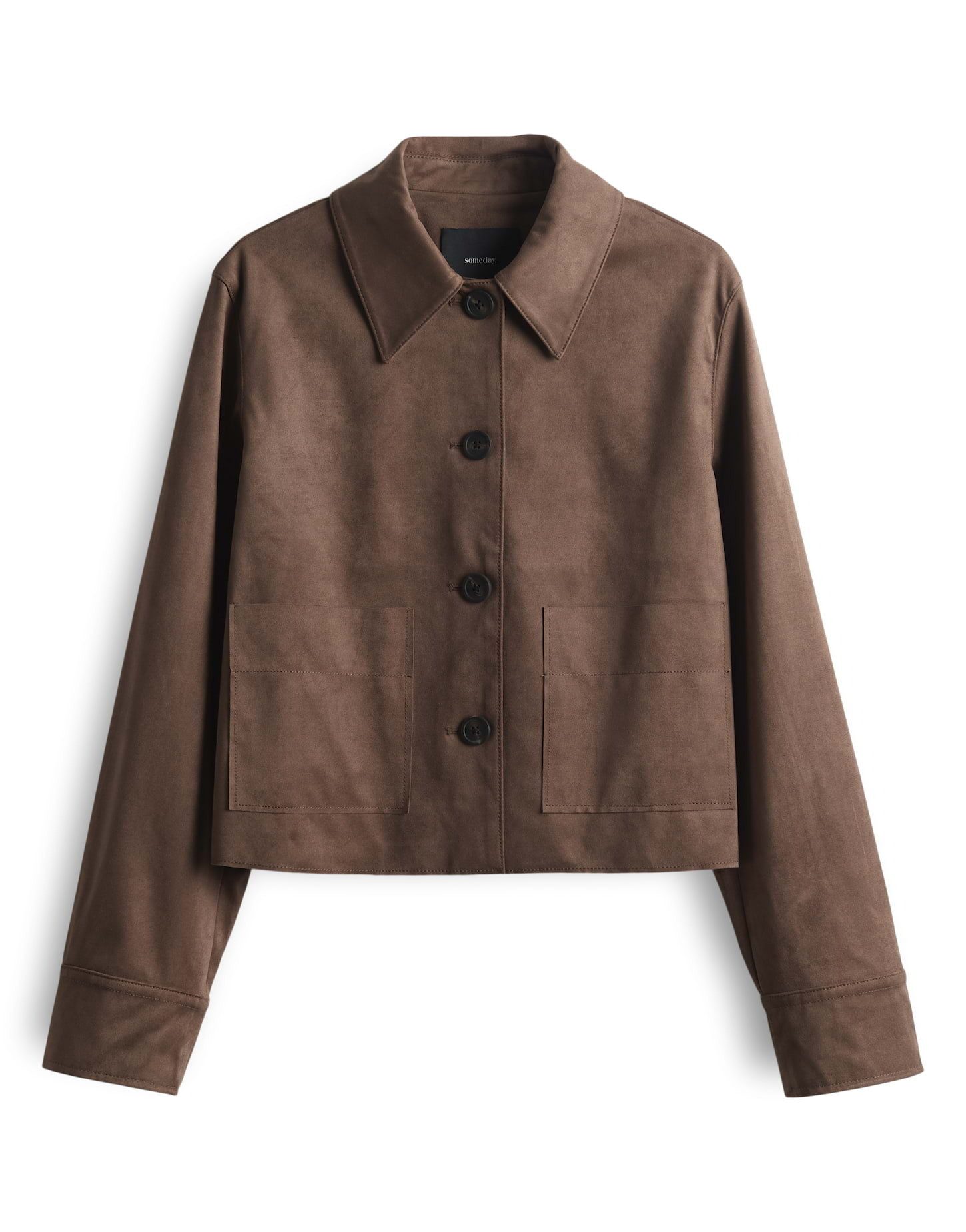 someday Kurzjacke NYLAN Regular in Veloursleder günstig online kaufen