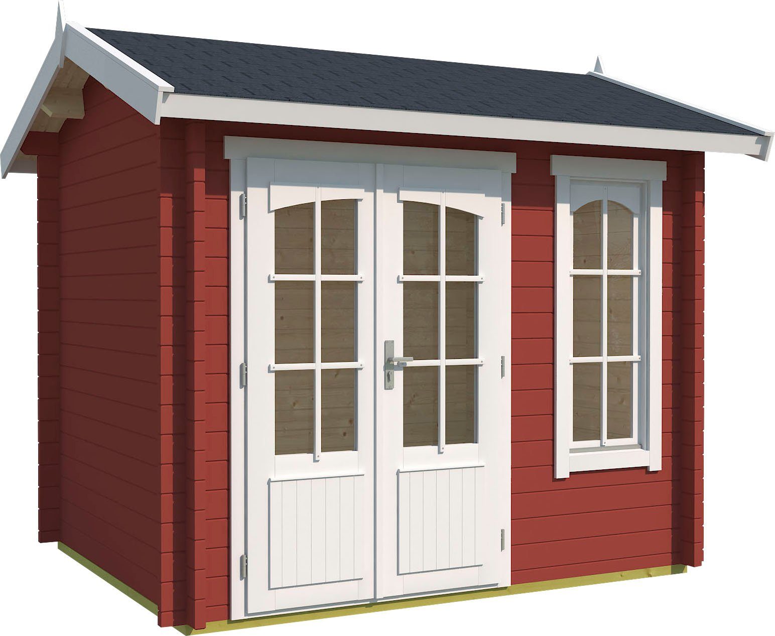 LASITA MAJA Gartenhaus Alex, BxT: 290x254 cm, (Set, inkl. Fussbodenbretter zum verlegen)