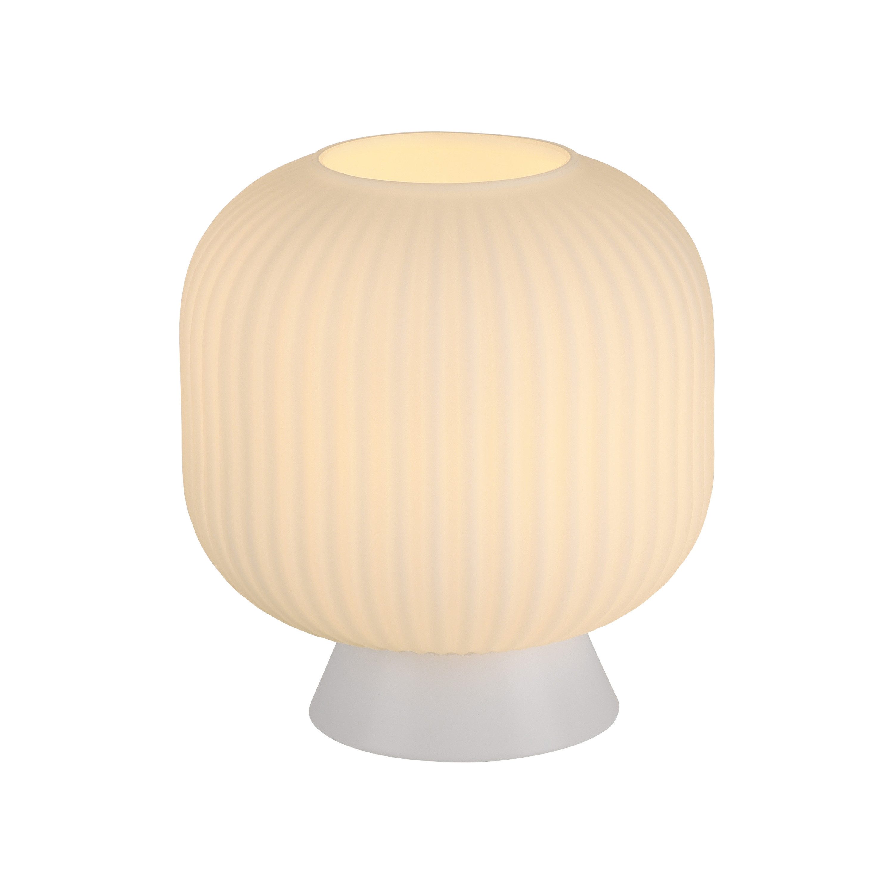 JUST LIGHT LED Tischleuchte LED Tischlampe NAMI SW Schnurzwischenschalter, E27, Schnurzwischenschalter