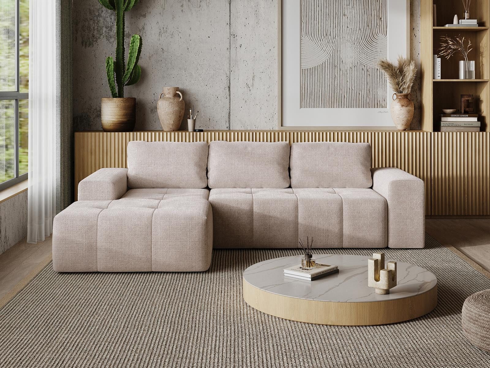 Compleo Ecksofa L form, Modern Couch, günstig online kaufen