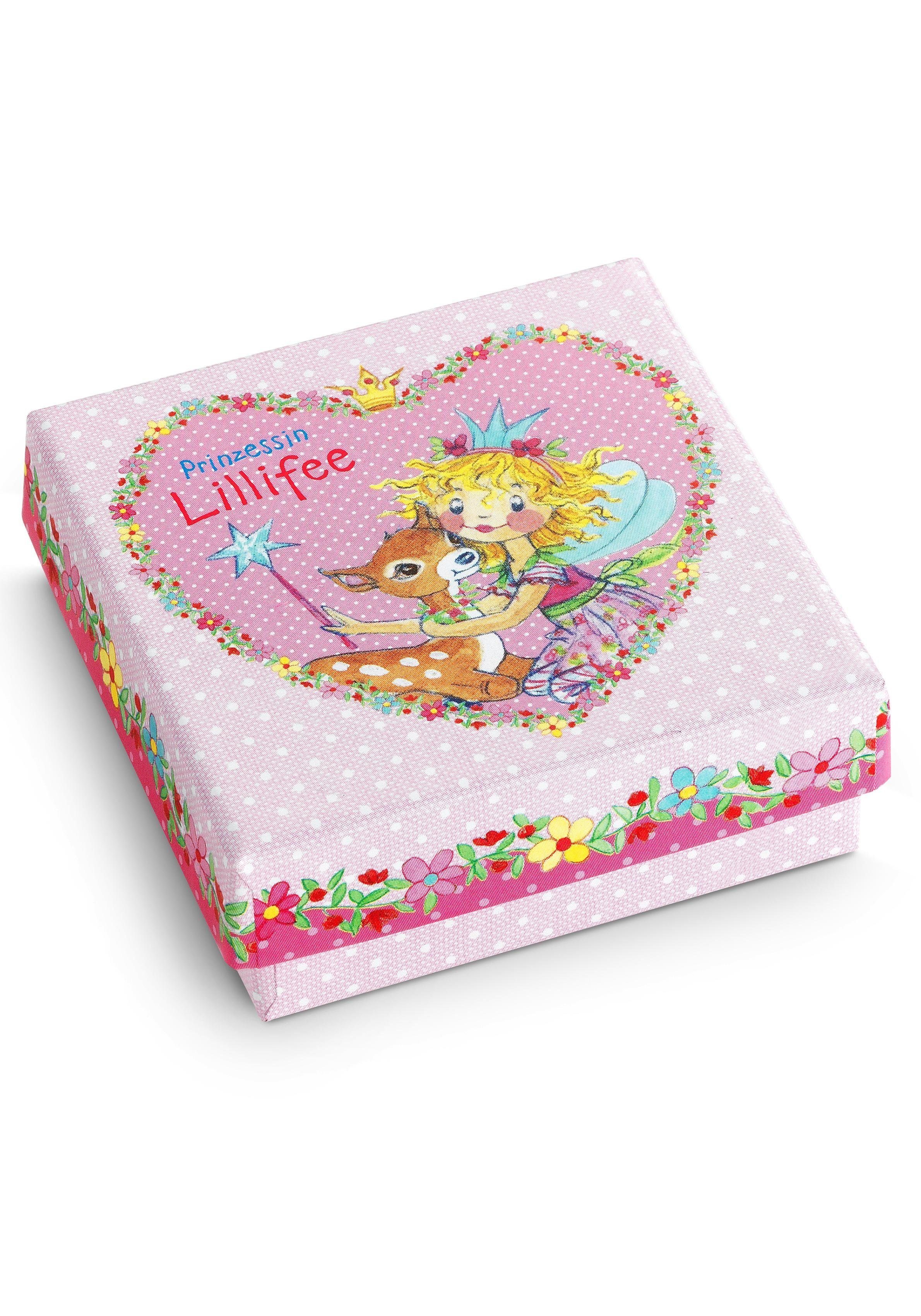 Prinzessin Lillifee Paar Ohrhänger Herzen, mit Zirkonia (synth) – Bild 4 von 4