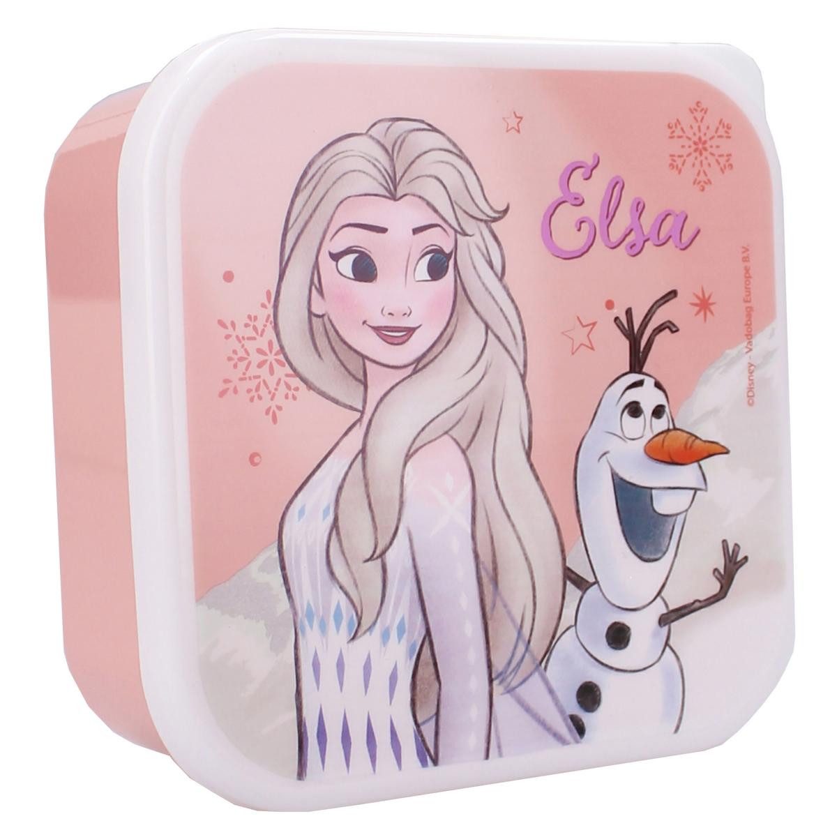 Vadobag Lunchbox Snackbox 3 tlg. Brotboxen, Polypropeen (PP), Polystyreen (PS), (3-tlg)