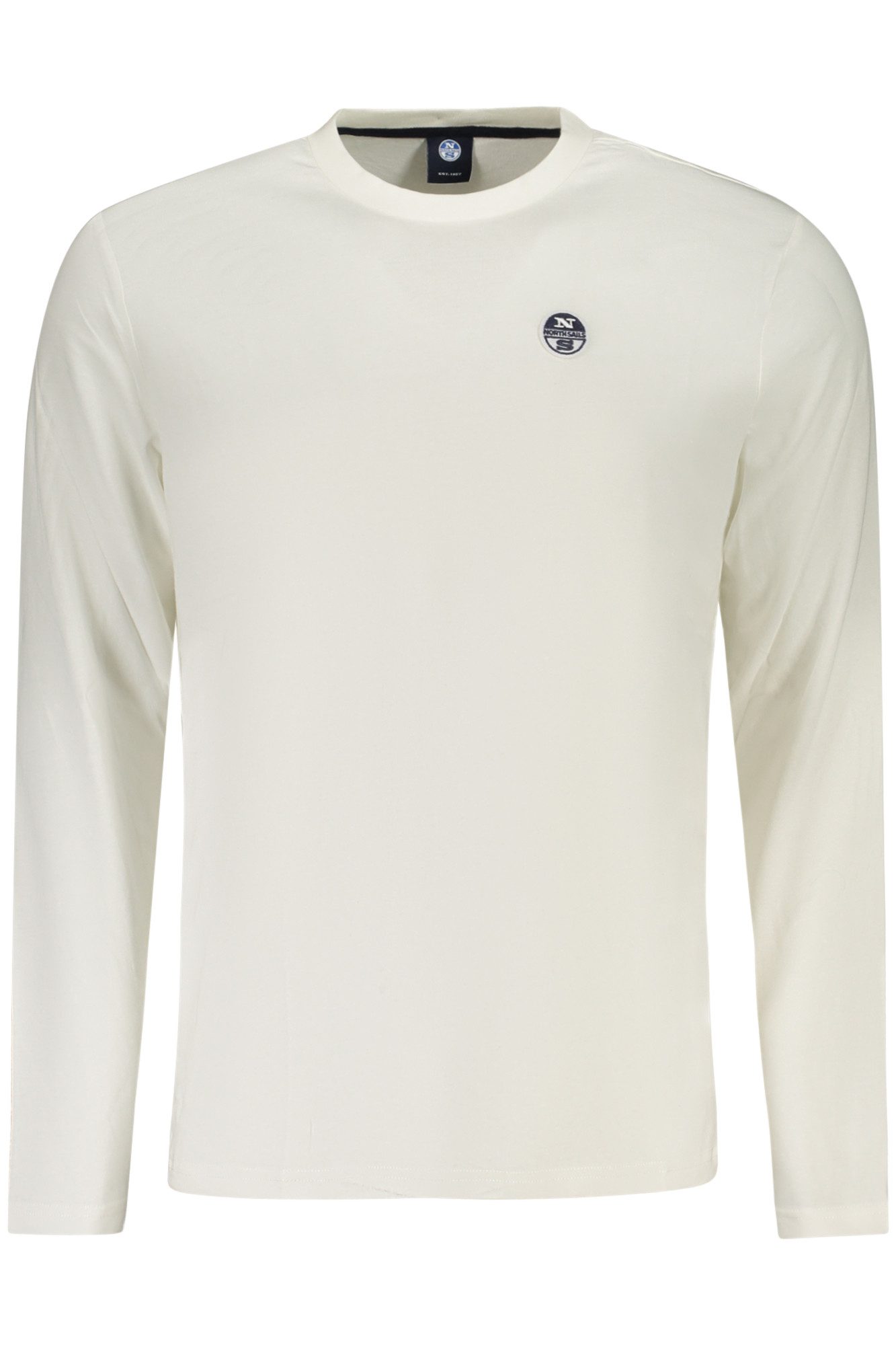 North Sails T-Shirt Elegantes Weißes Langarmshirt für Herren mit