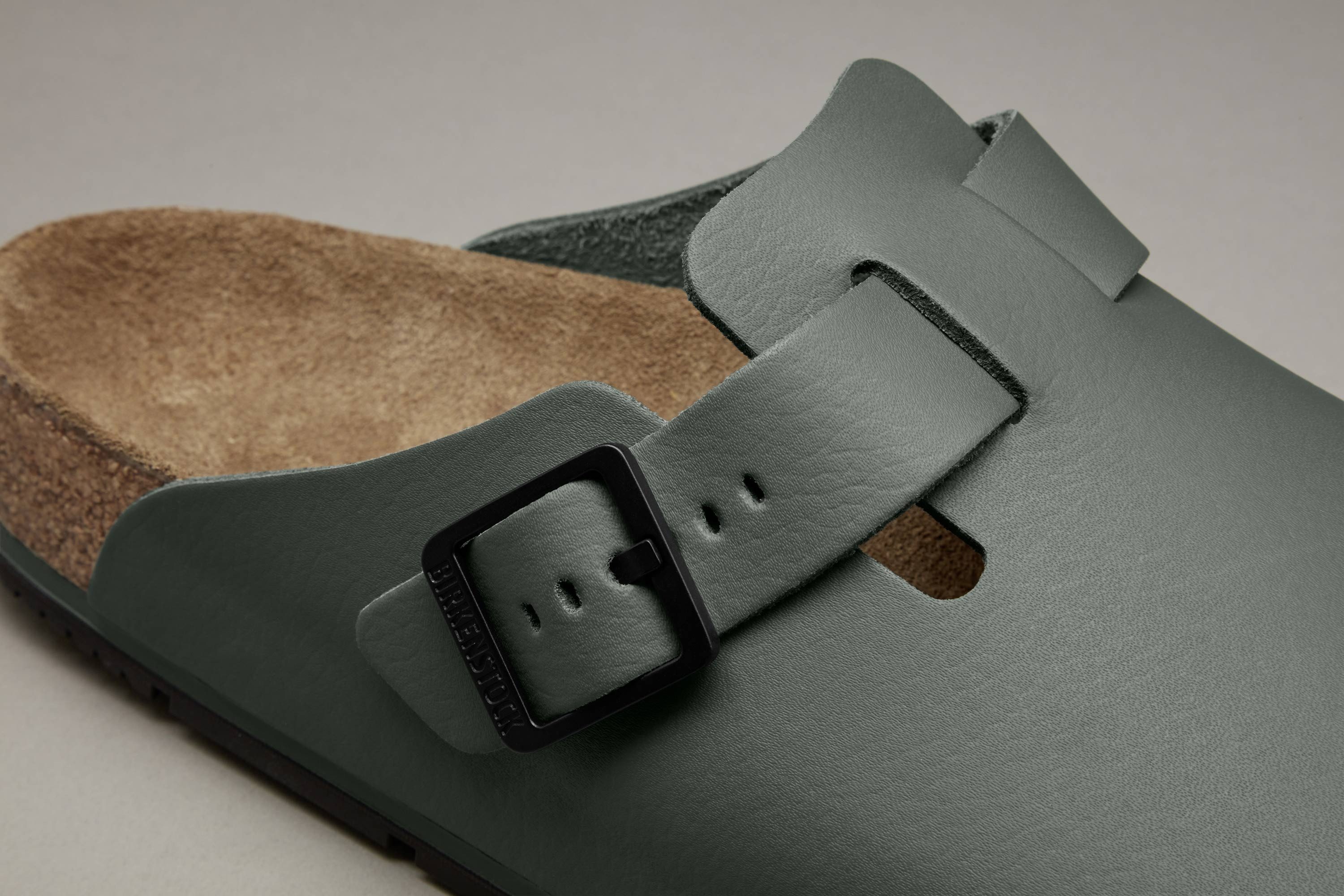 Birkenstock Damen Herren Boston Pro Hausschuhe Leder Pantoletten - Anatomischer Clog Zertifiziert EN ISO 20347:2043, Berufsschuhe für Medizin & Gastronomie – Bild 4 von 5