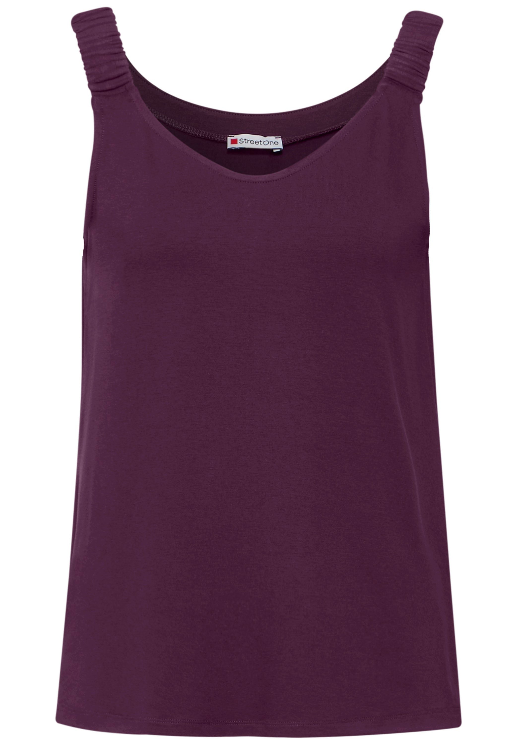 STREET ONE Shirttop Top mit V-Neck günstig online kaufen