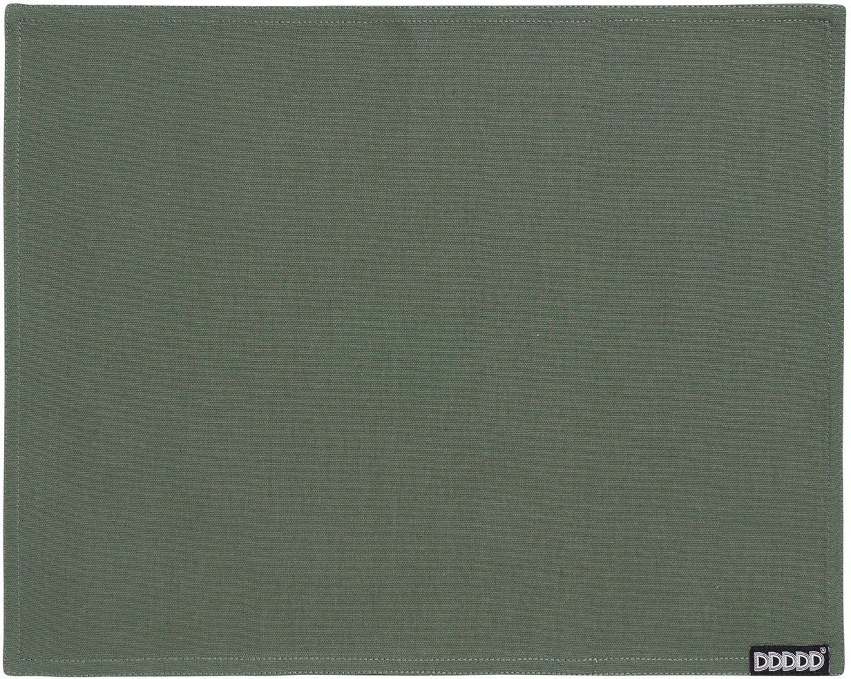 Platzset, Kit, DDDDD, (Set, 2-St), Platzdecke, 35x45 cm, Baumwolle tannengrün