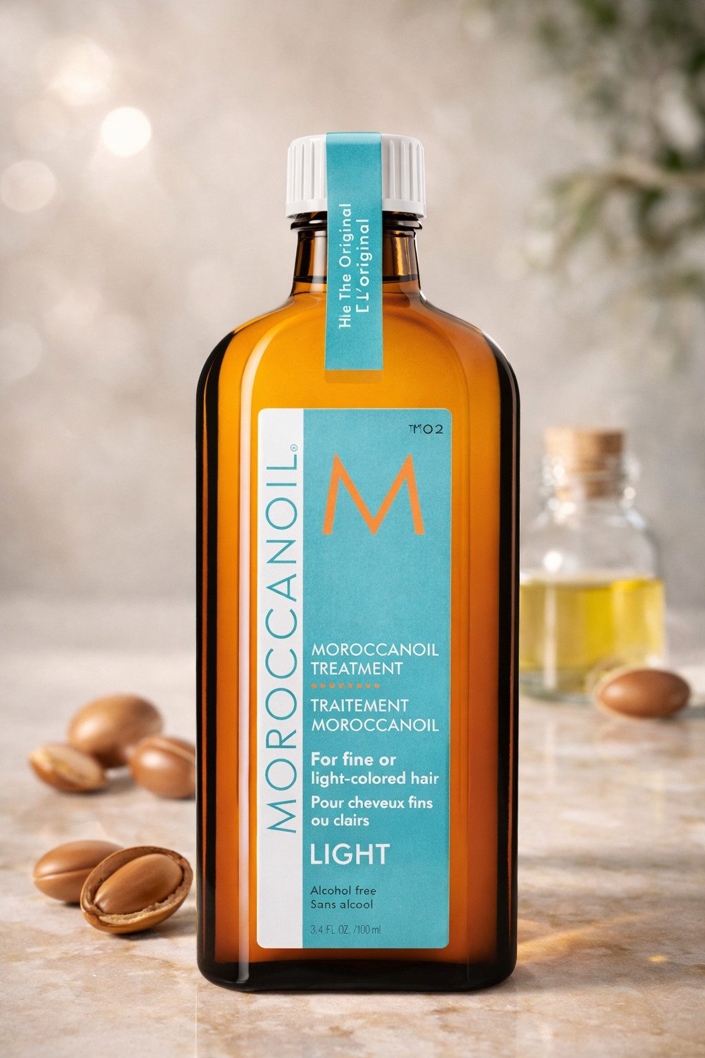 moroccanoil Haaröl Treatment Light 100 ml für feines & helles Haar, Glanz-Finish mit Arganöl
