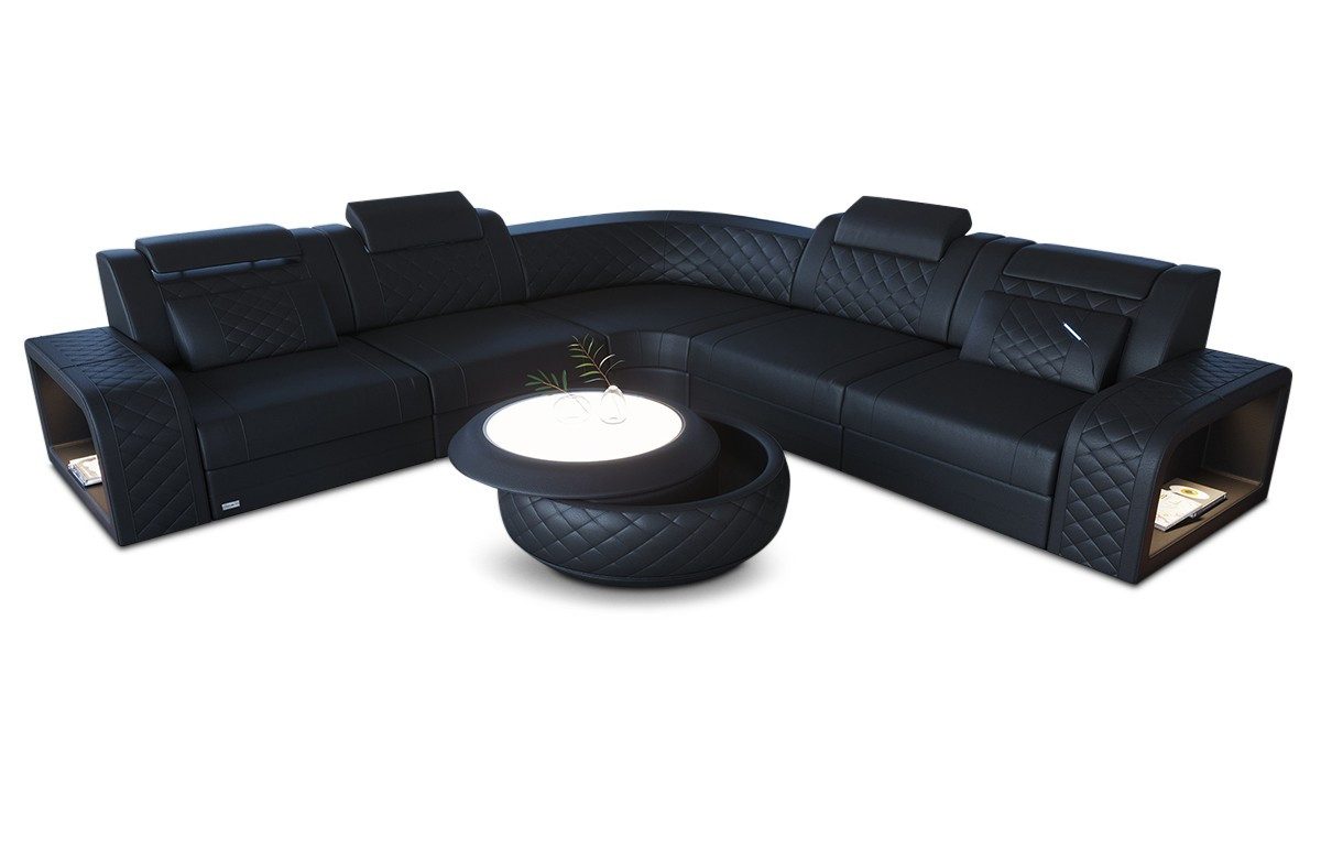 Sofa Dreams Ecksofa Leder Couch Sofa günstig online kaufen