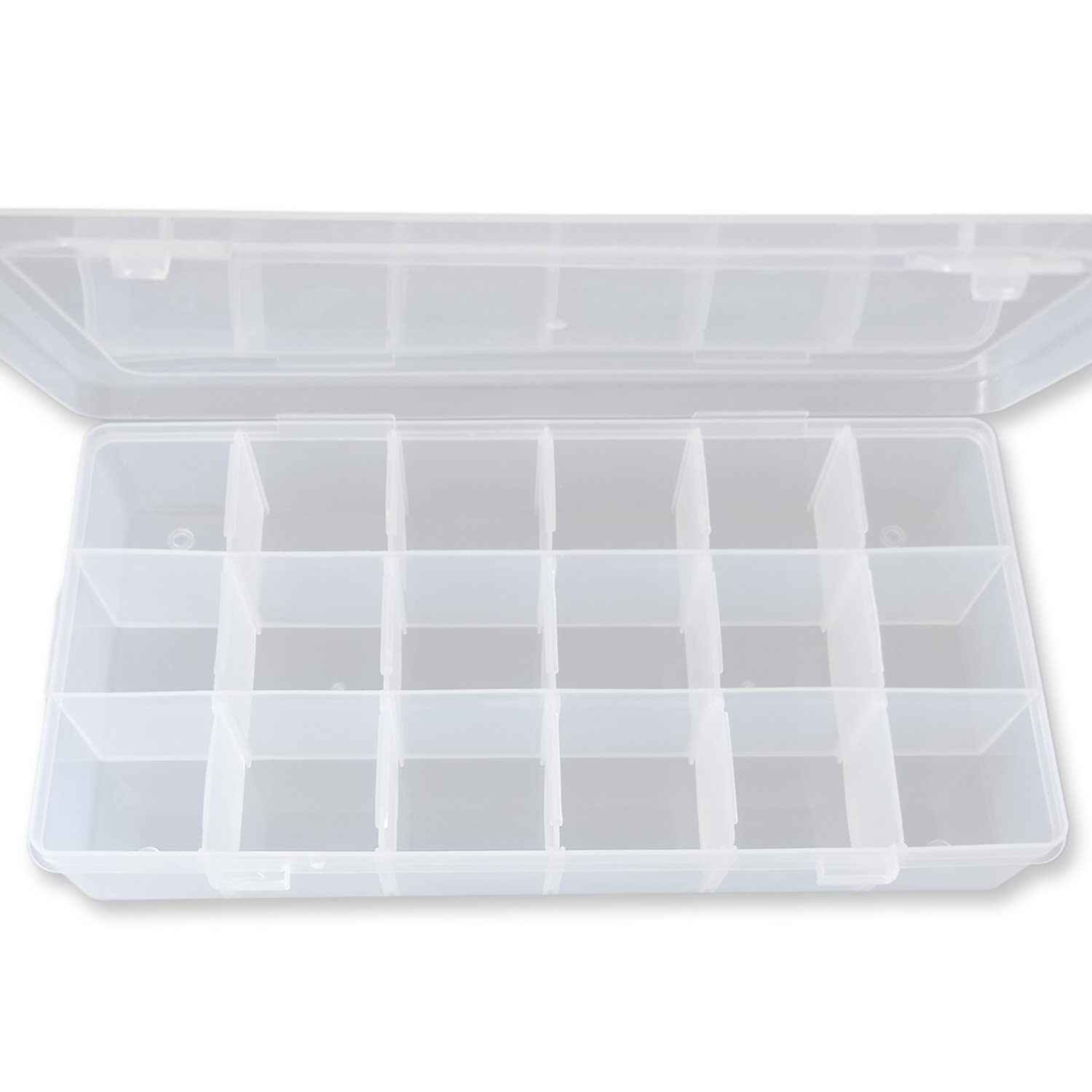 Kopper-24 Aufbewahrungsbox Sortierkasten Perlen Box, transpartent, 23,2 x 1 günstig online kaufen