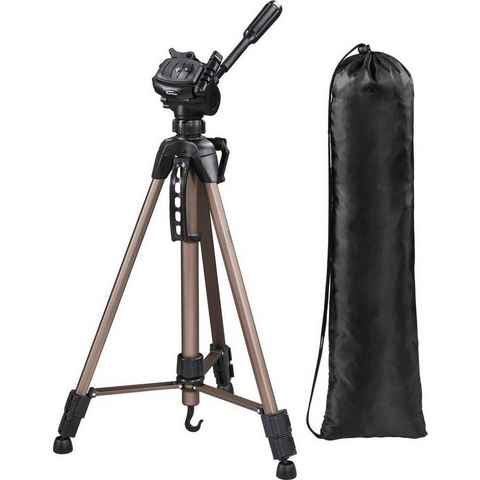 Hama Dreibein Fotostativ, 3-Wege-Kopf, Star 61, 60-153 cm Dreibeinstativ