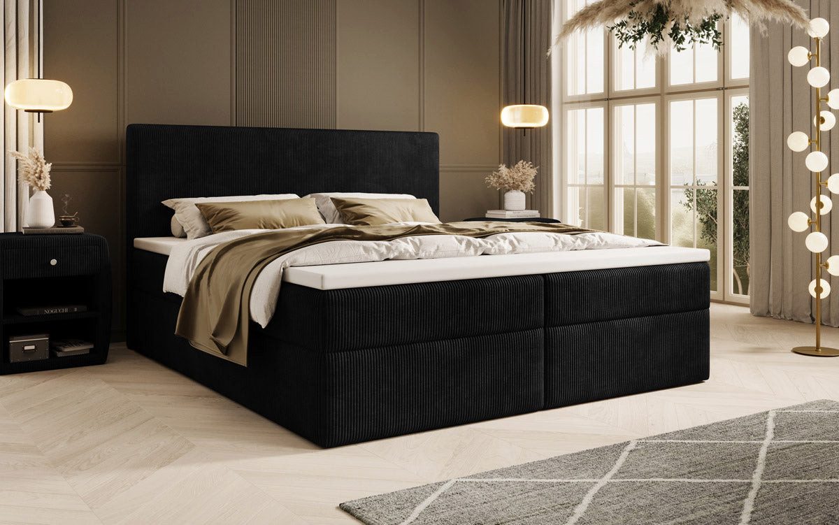 Luxusbetten24 Boxspringbett Soft in Cord, mit günstig online kaufen