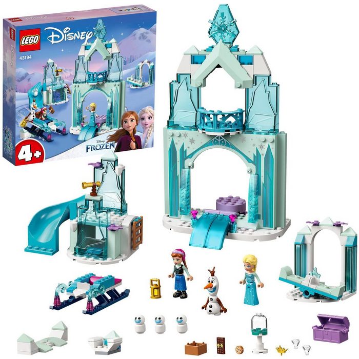 LEGO® Konstruktionsspielsteine Annas und Elsas Wintermärchen (43194) LEGO® Disney Frozen (154 St) Made in Europe