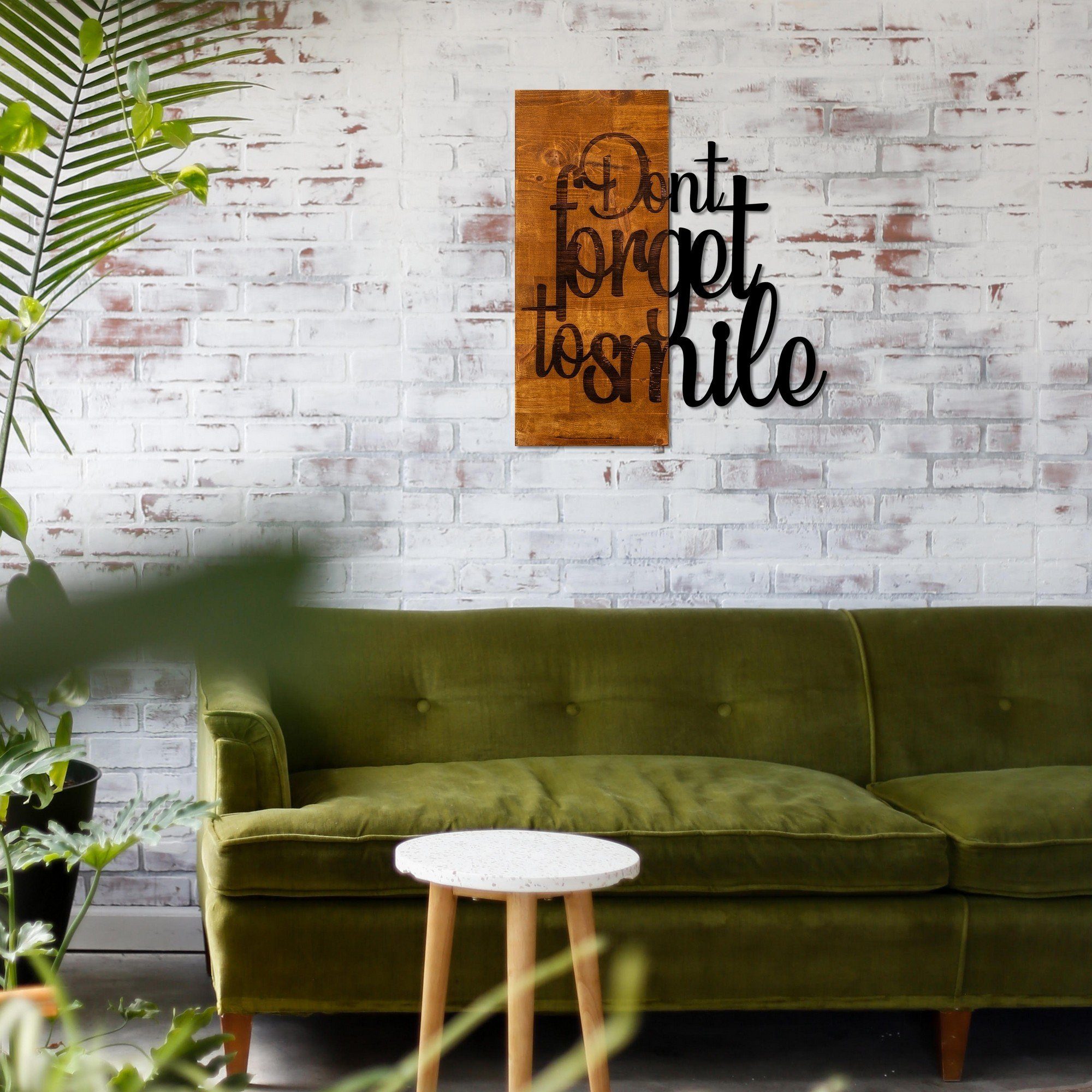 Wallity Wanddekoobjekt 50% WOOD (Thickness: 3 cm) / 50% METAL, 47 x 58 cm L günstig online kaufen