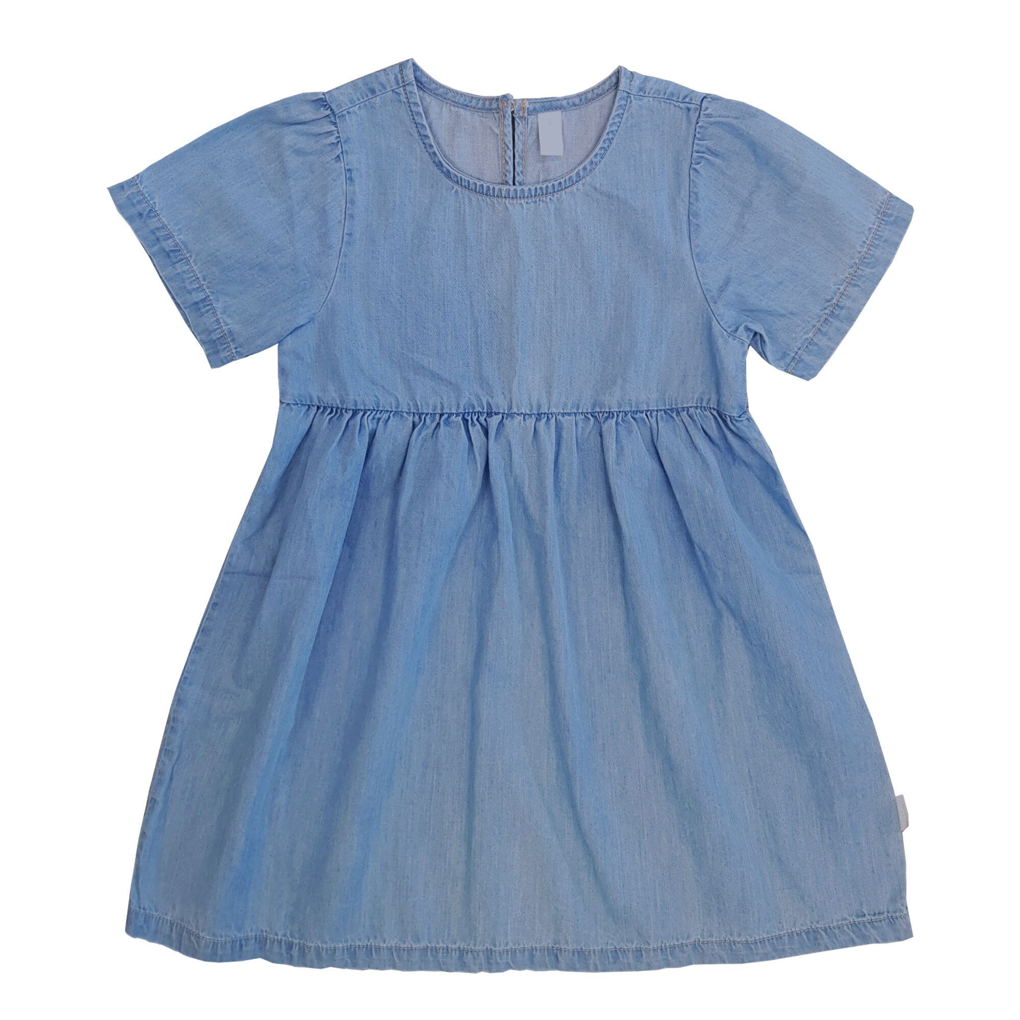 MAXIMO Sommerkleid MINI GIRL-Kleid, Denim-Optik (1-tlg)