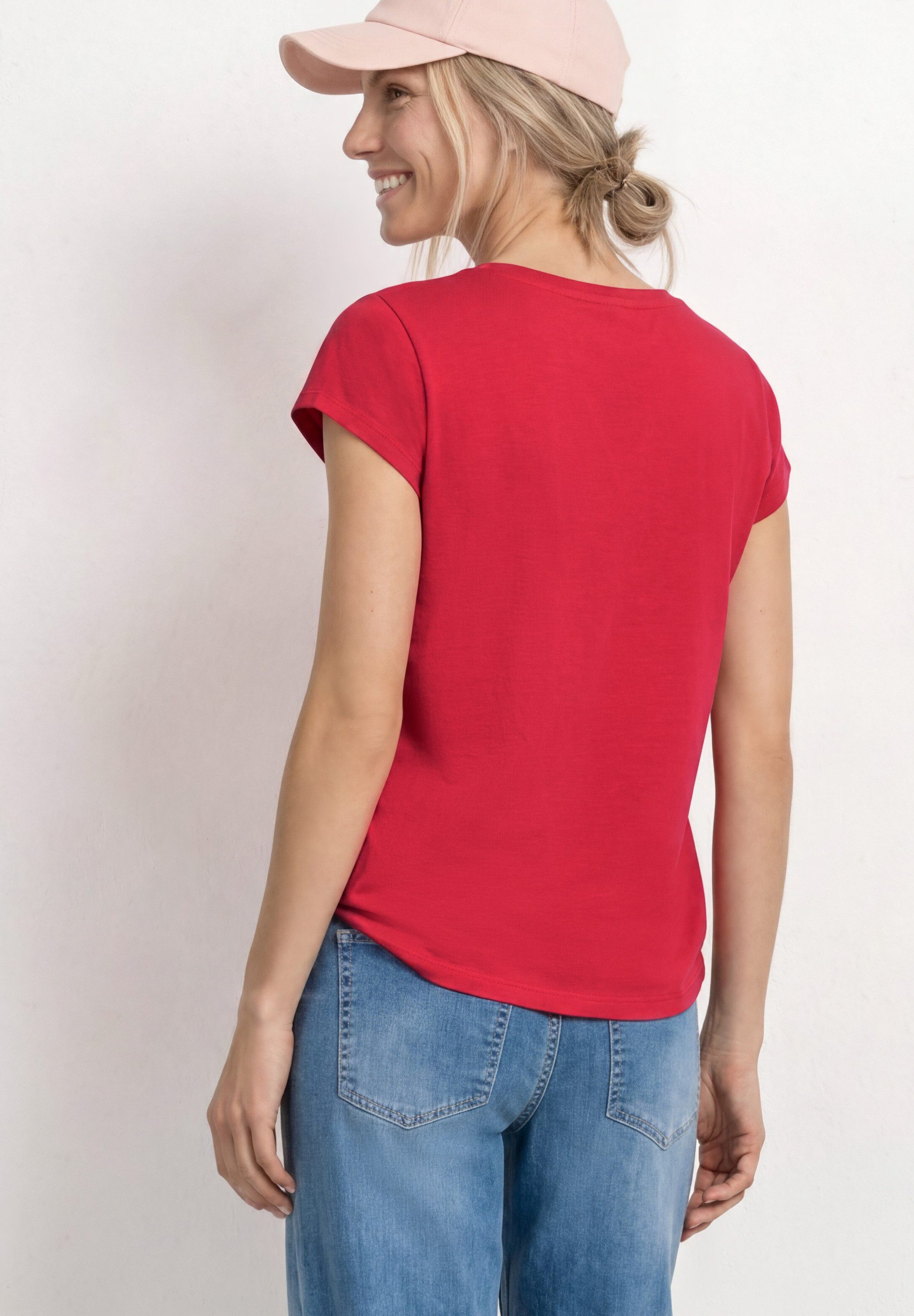 STREET ONE T-Shirt mit V-Ausschnitt – Bild 2 von 5