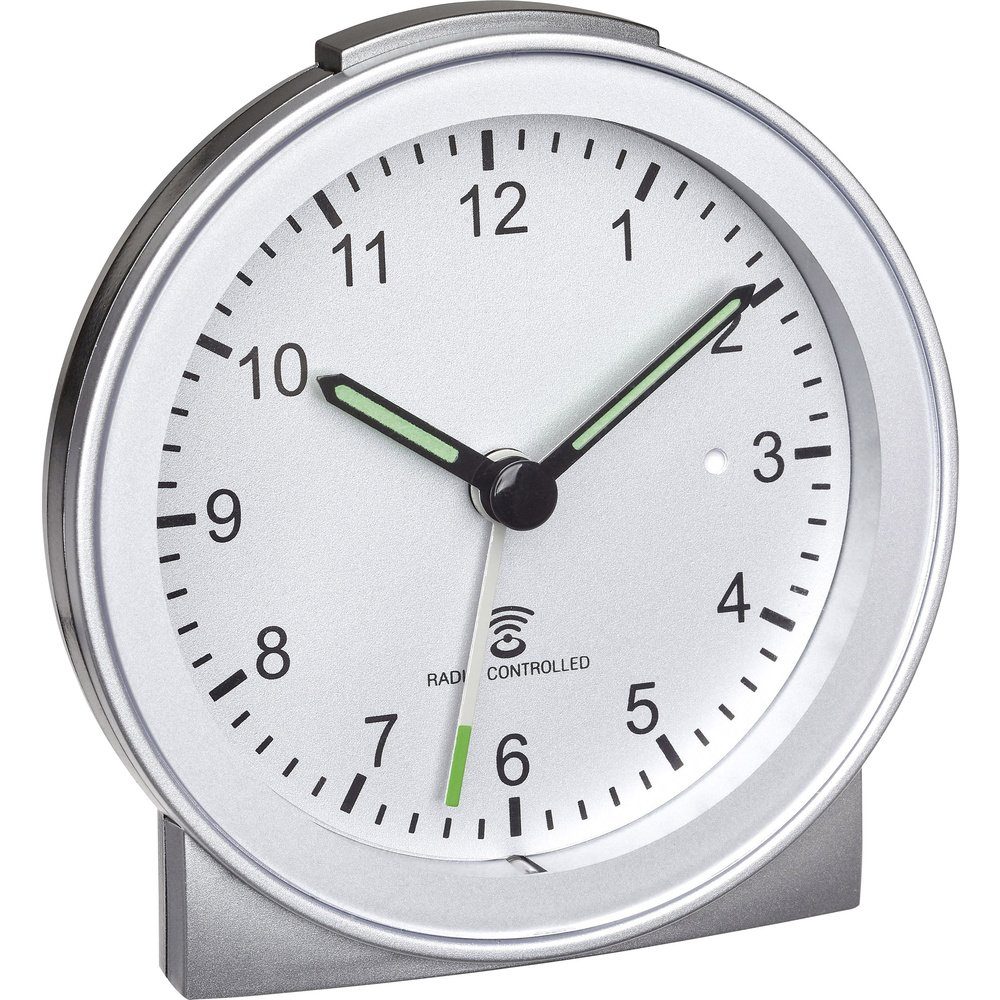 TFA Dostmann Wecker TFA Dostmann 60.1517.54 Funk Wecker Silber Alarmzeiten günstig online kaufen