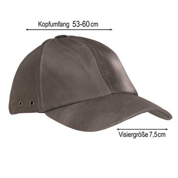 BLACK FOREST FOX Cowboyhut STATES Leder Baseball Cap Hut Schirmmütze Graphit-Grau