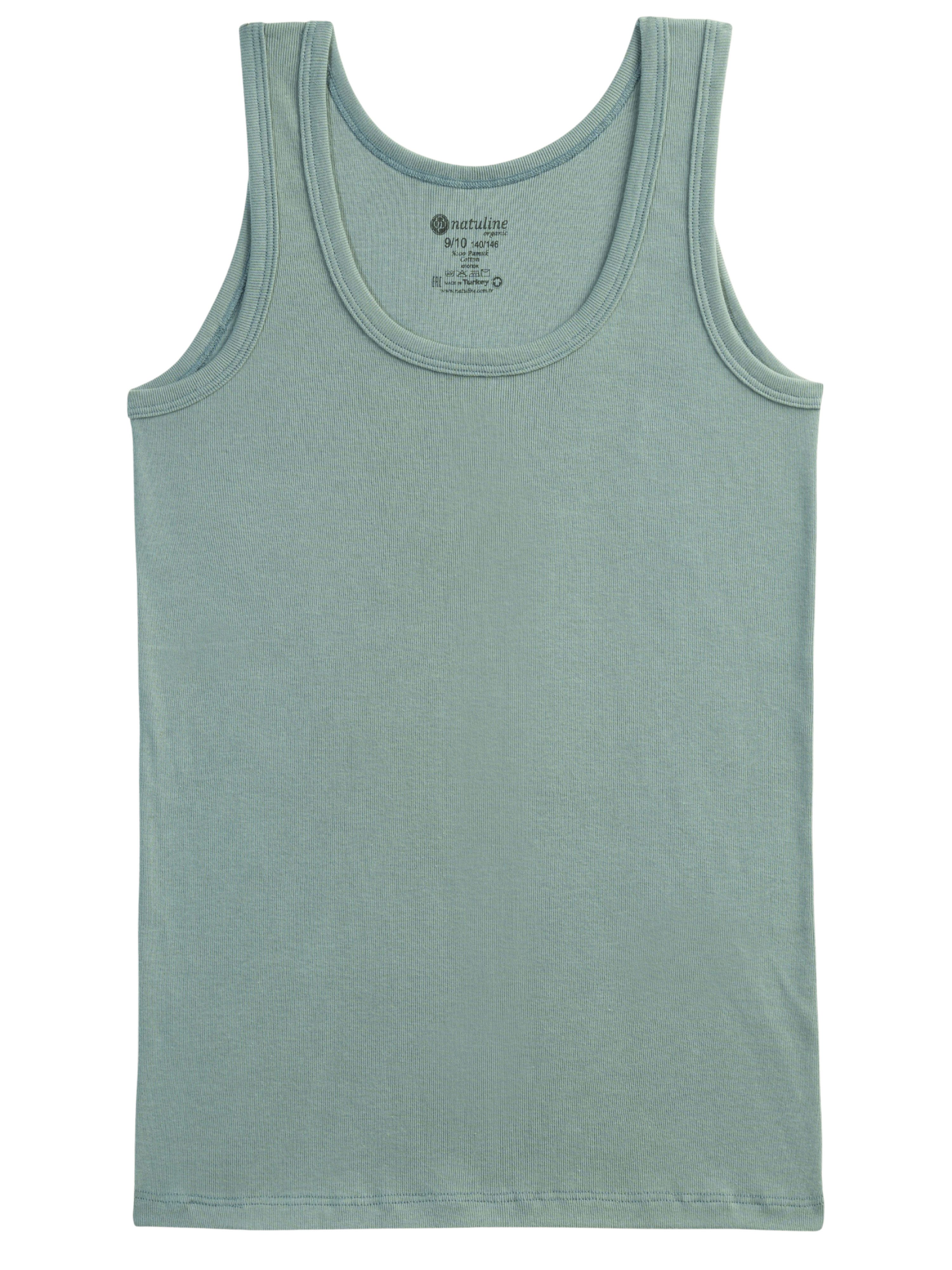 natuline Unterhemd 3er-Pack für Kinder Jungen Weiß Feinripp-Qualität 100% Baumwolle (Set, 3-St., 3er-Pack) Achselshirt aus reiner Baumwolle, Rundstrickverfahren