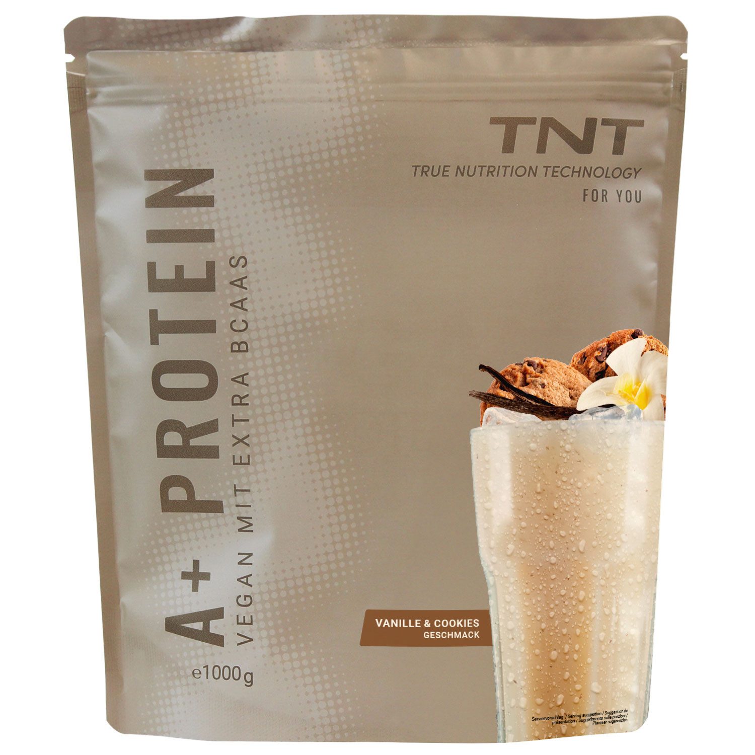 TNT (True Nutrition Technology) A+ Protein - Pflanzlicher Protein-Shake lecker wie ein Whey Pulver