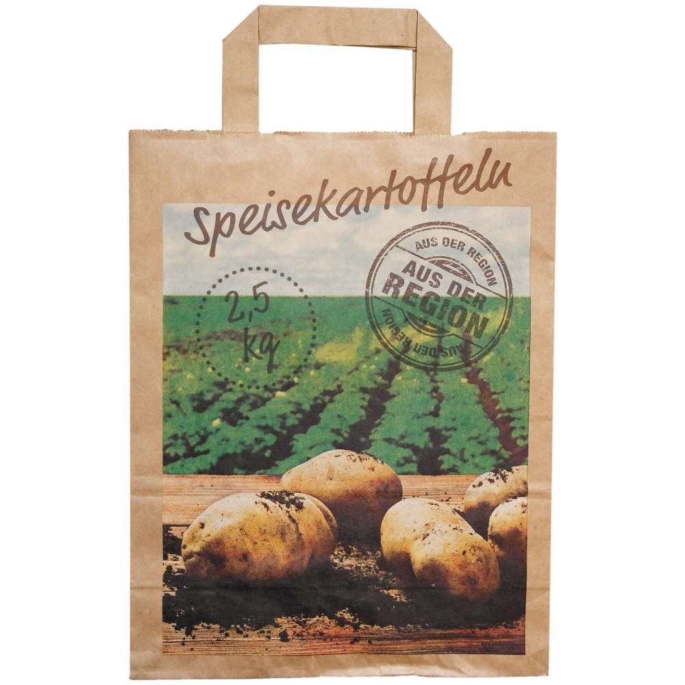 Boxolutions Tragetasche Papiertüten Kartoffel, Kartoffeltaschen mit günstig online kaufen