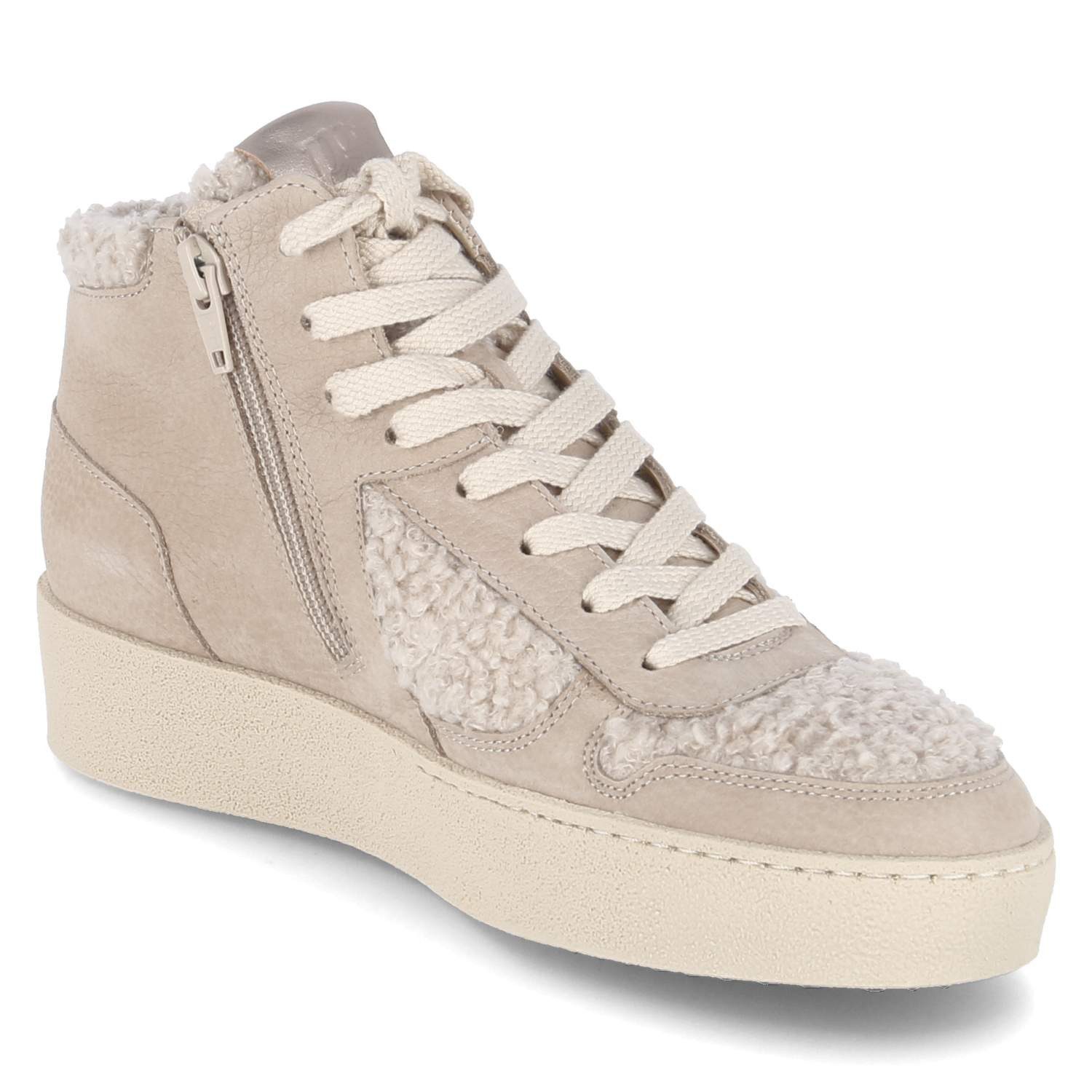 Paul Green Paul Green Wintersneaker 5470-01 Damen Leder & Textil beige Schnürstiefel – Bild 5 von 5
