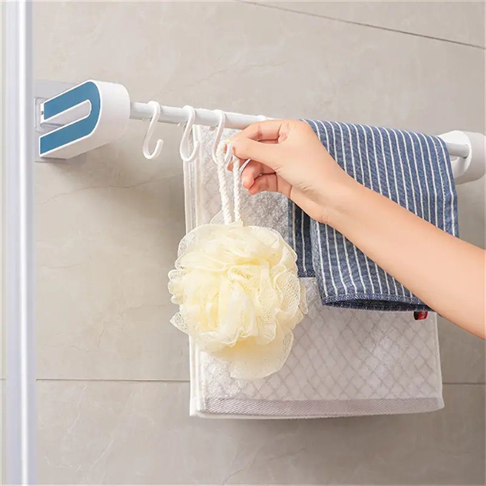 TUABUR Handtuchhalter U-förmiger Küche für wandmontiert, kein Bohren Bad, Handtuchhalter grau und