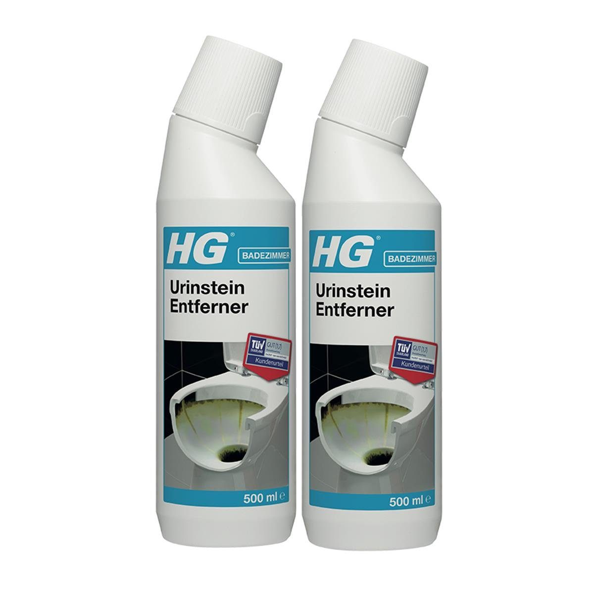 HG HG Urinstein Entferner 500ml (2er Pack) WC-Reiniger