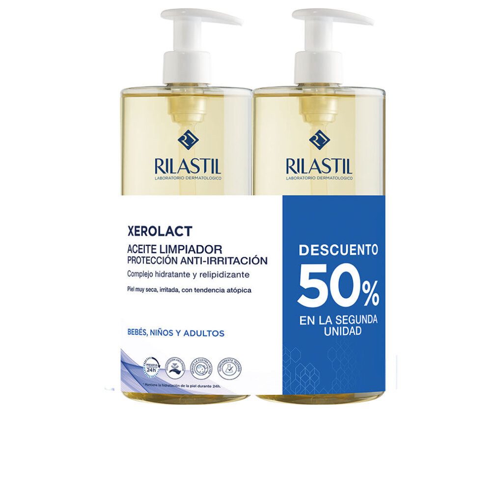 Rilastil Körperpflegemittel XEROLACT Reinigungsöl-Packung 2 x 1000 ml