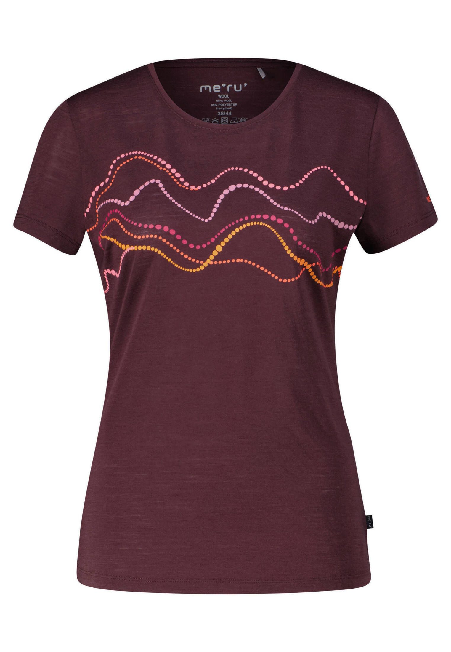Meru T-Shirt Damen Funktionsshirt mit Wolle günstig online kaufen