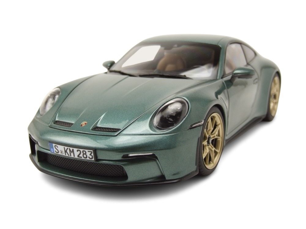 Norev Modellauto Porsche 911 GT3 Touring Package 2021 grün metallic, Maßstab 1:18